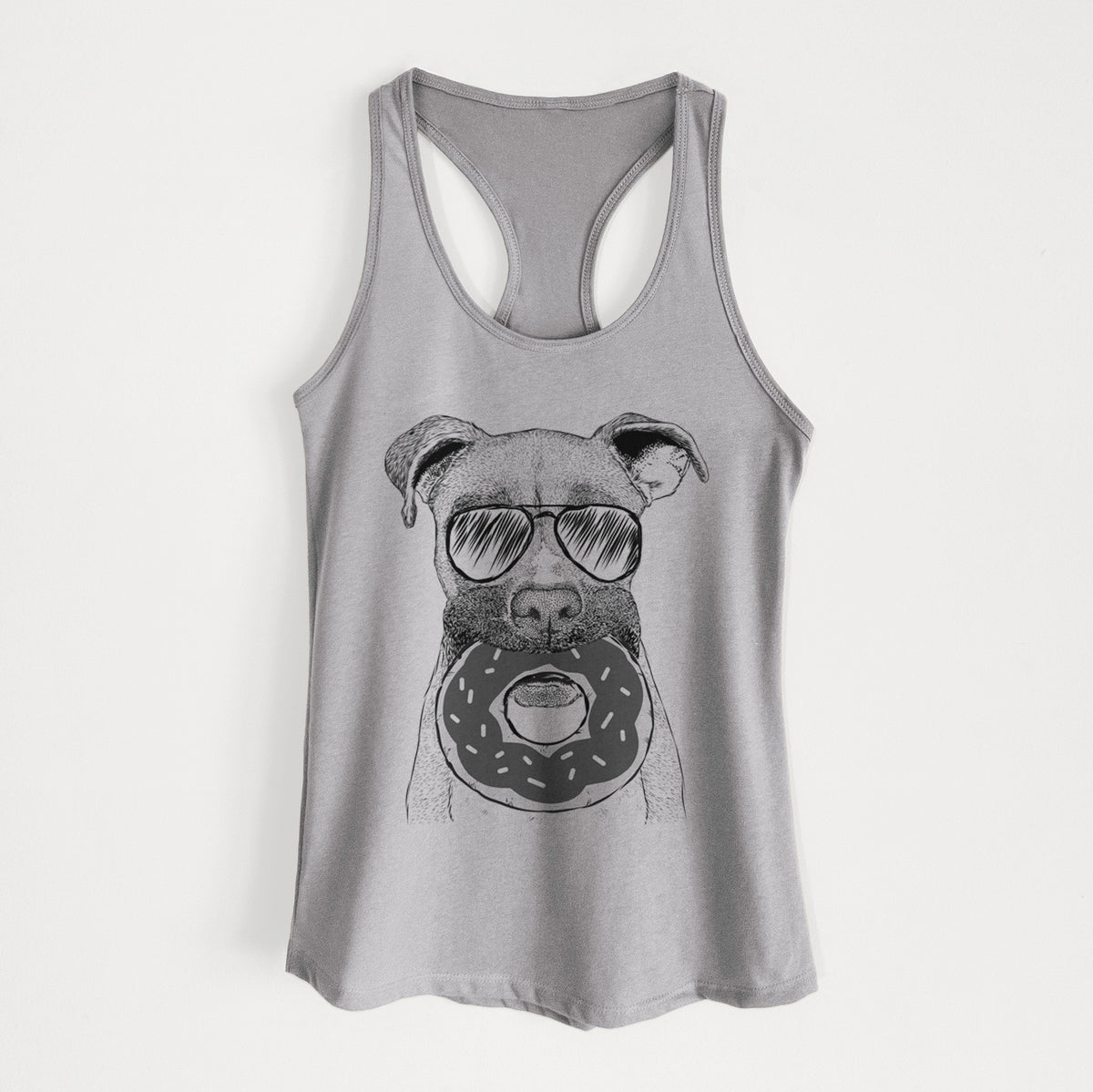 Bo the Boxer - Women's Racerback Tanktop
