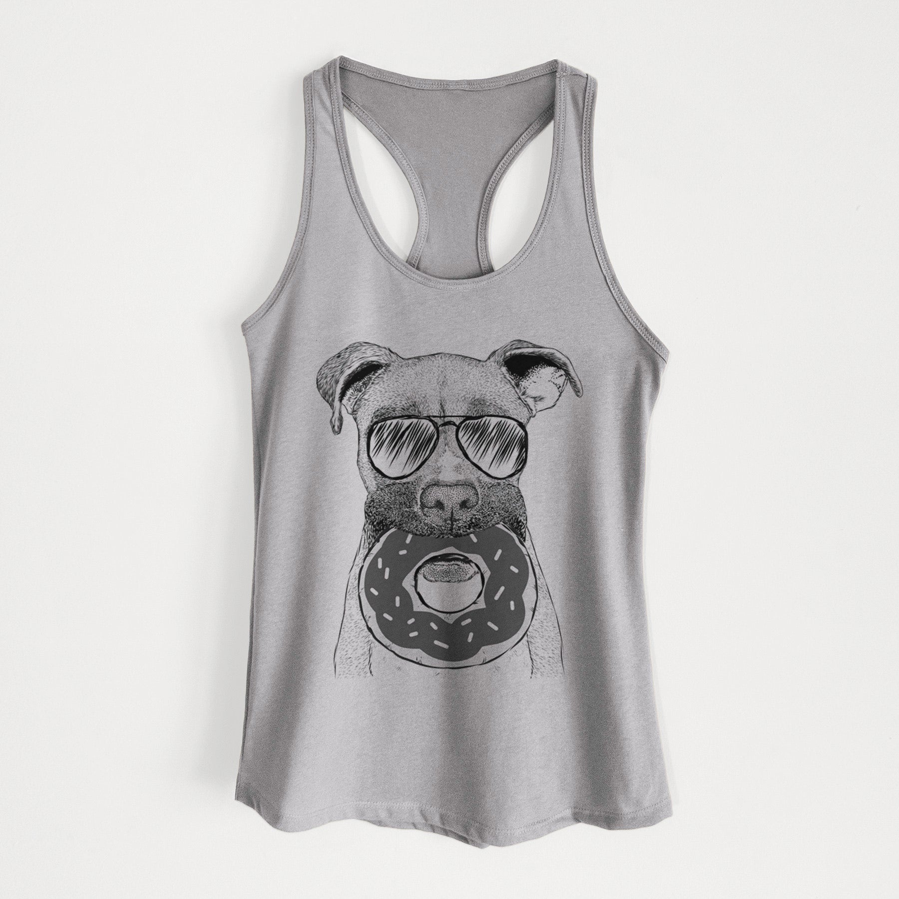 Bo the Boxer - Women's Racerback Tanktop