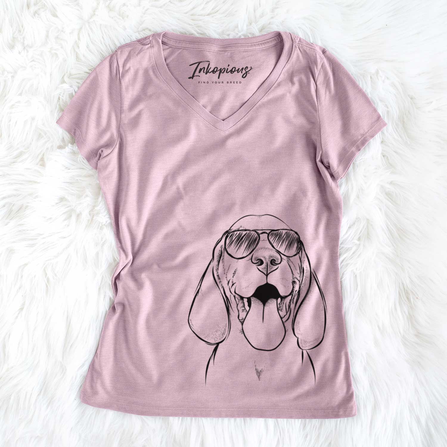 Bodi the Vizsla - Women's V-neck Shirt