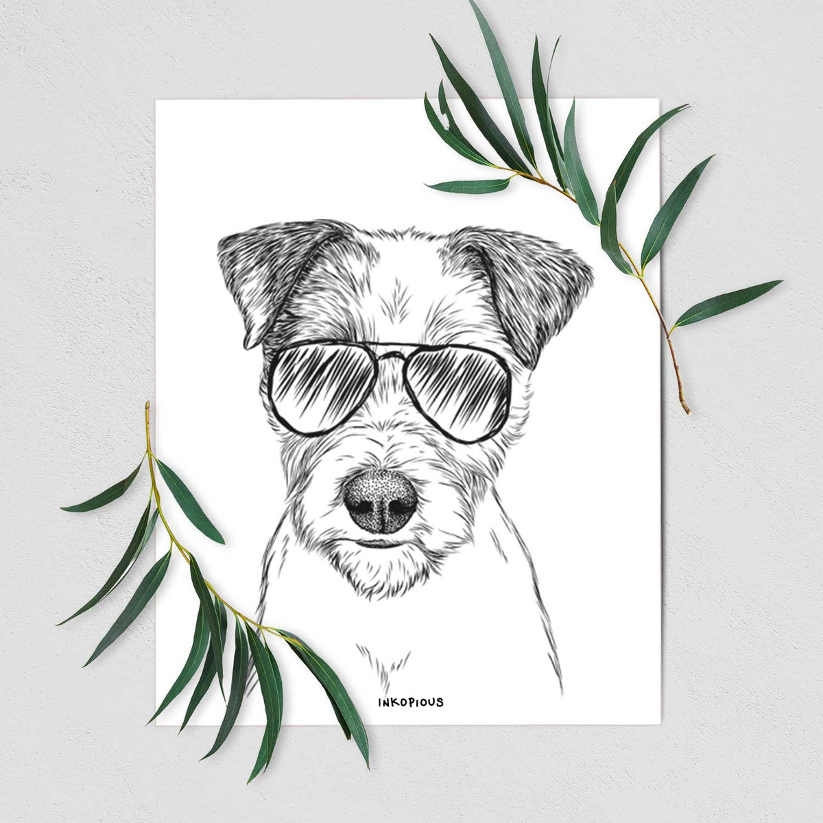Bogart the Parsons Russell Terrier Art Print