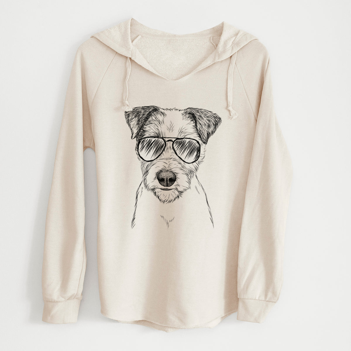Aviator Bogart the Parson Russell Terrier - Cali Wave Hooded Sweatshirt