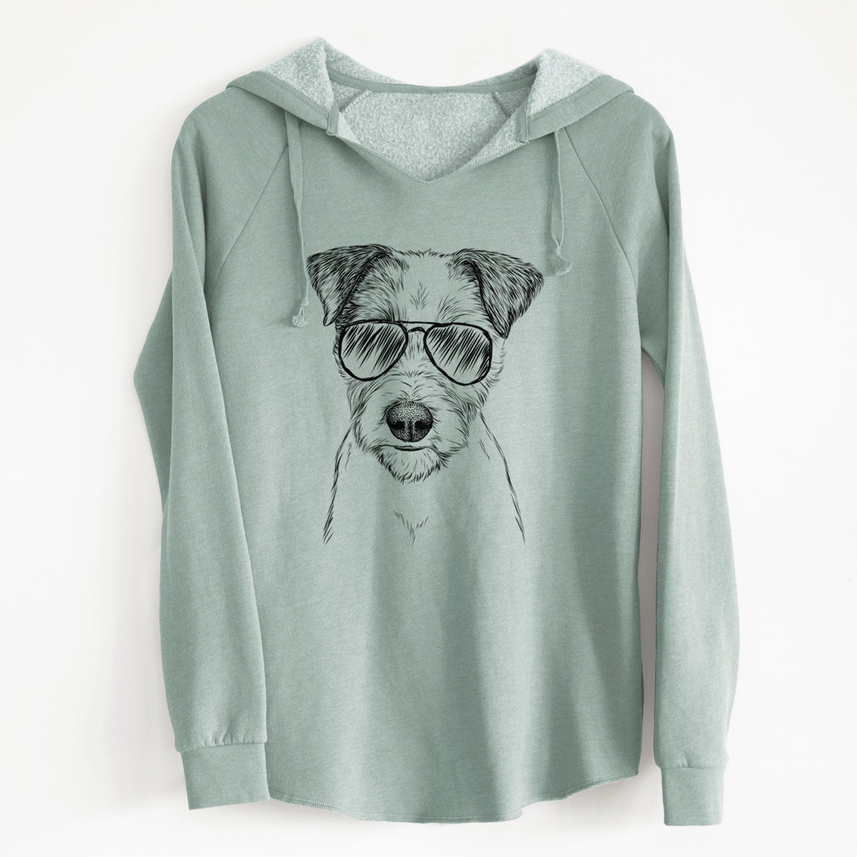 Aviator Bogart the Parson Russell Terrier - Cali Wave Hooded Sweatshirt