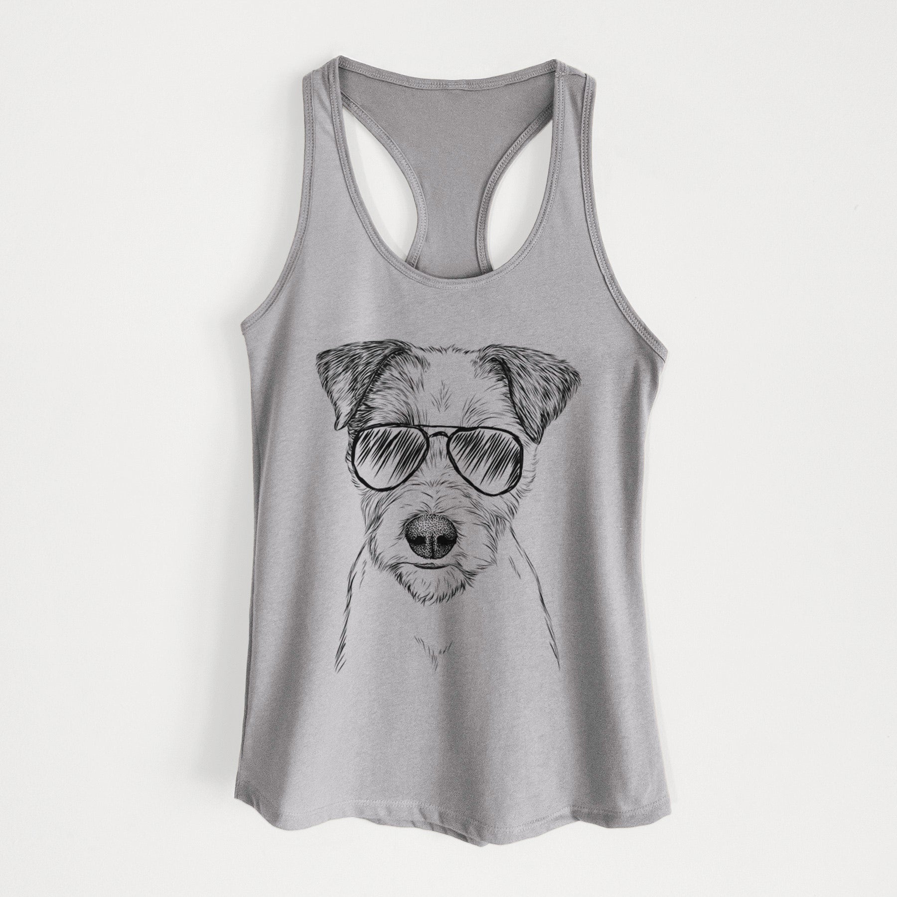 Bogart the Parson Russell Terrier - Women's Racerback Tanktop