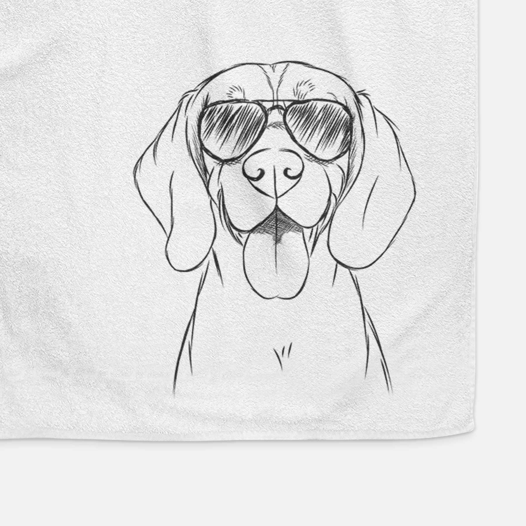 Bogie the Beagle Decorative Hand Towel