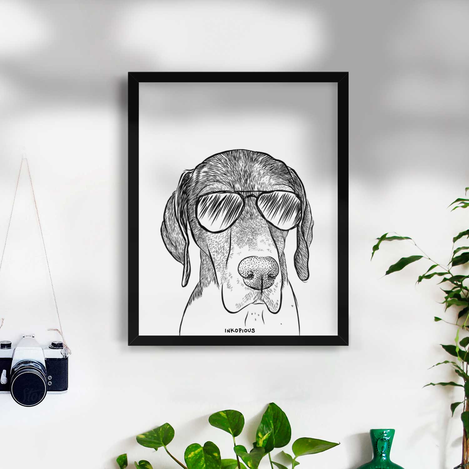 Bohdi the German Shorthaired Pointer Art Print