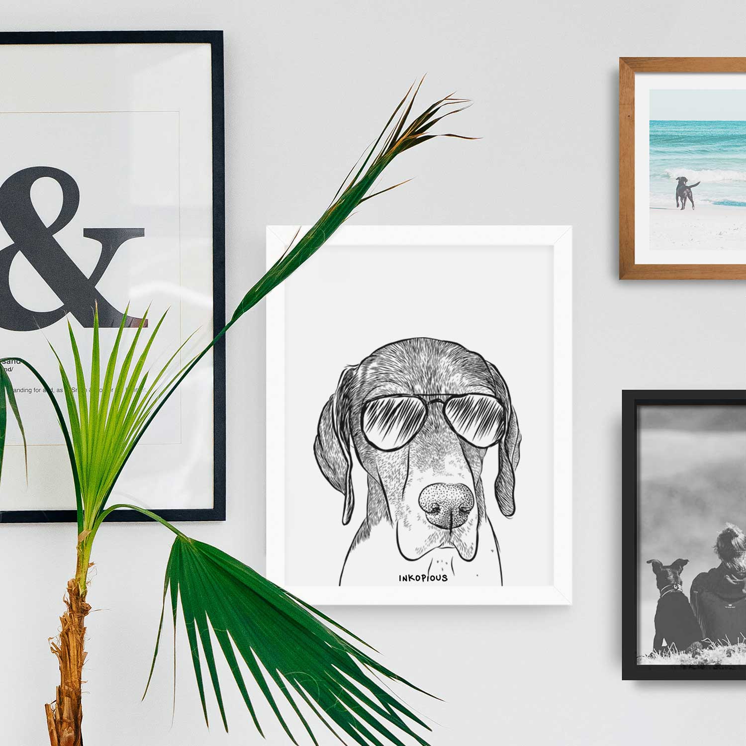 Bohdi the German Shorthaired Pointer Art Print