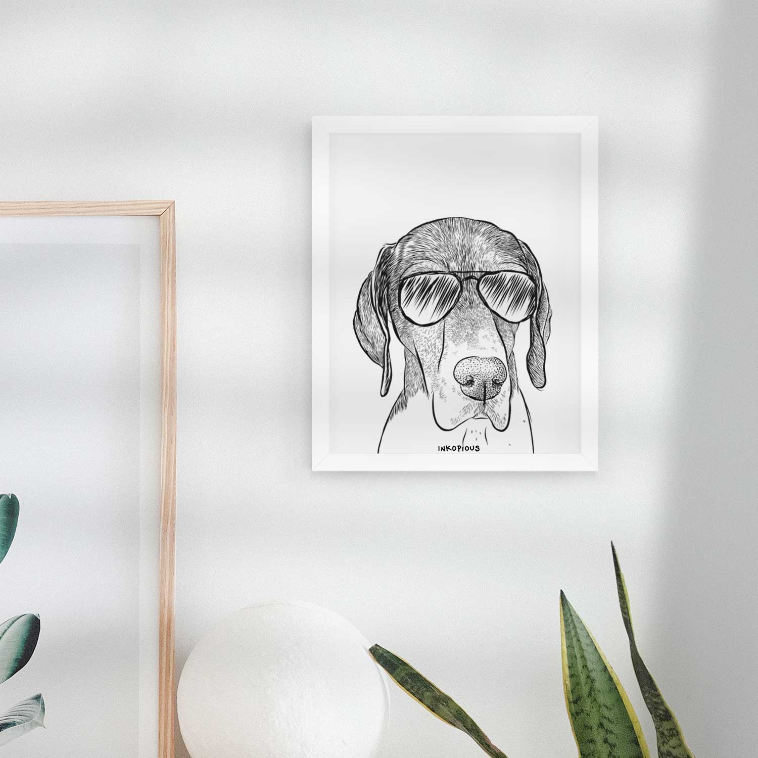 Bohdi the German Shorthaired Pointer Art Print