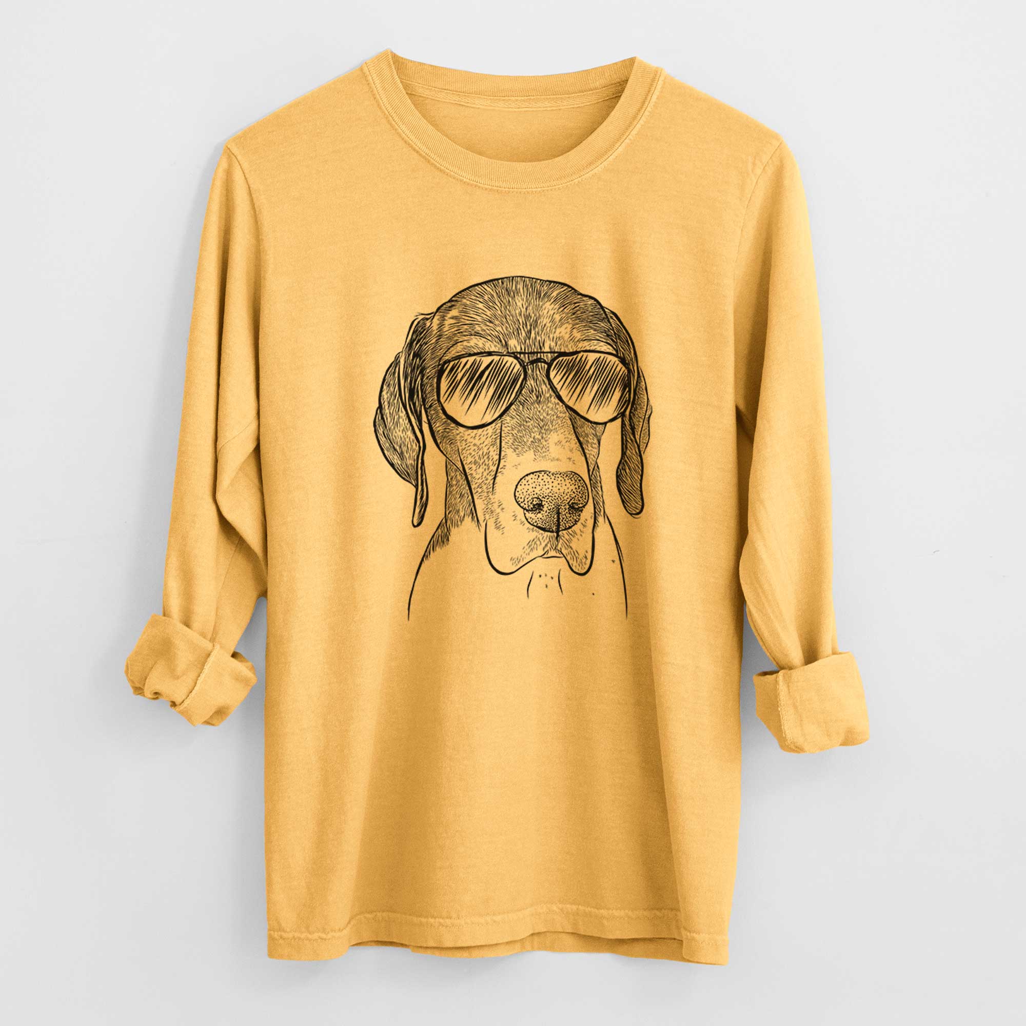 Aviators Bohdi the German Shorthaired Pointer - Heavyweight 100% Cotton Long Sleeve