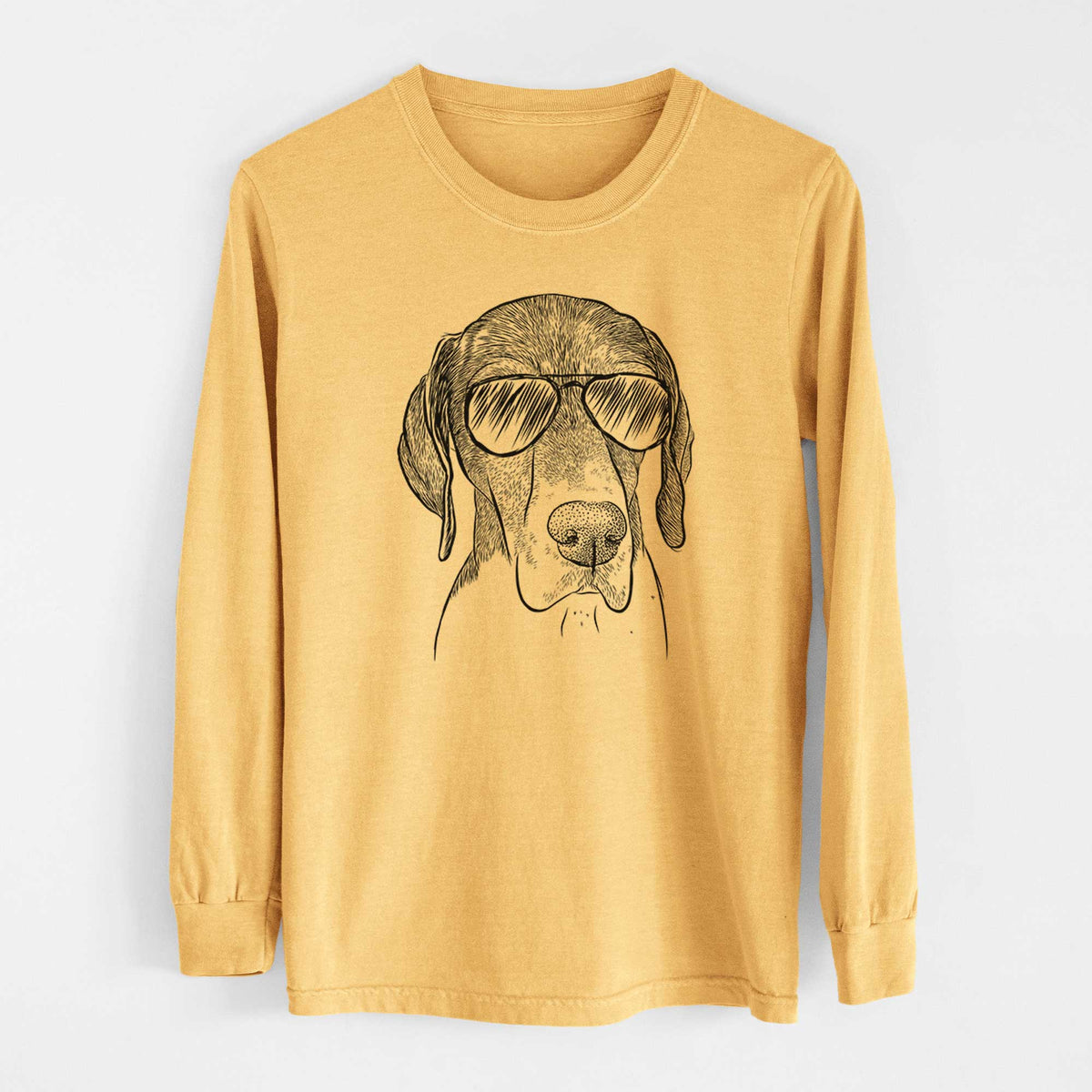Aviators Bohdi the German Shorthaired Pointer - Heavyweight 100% Cotton Long Sleeve