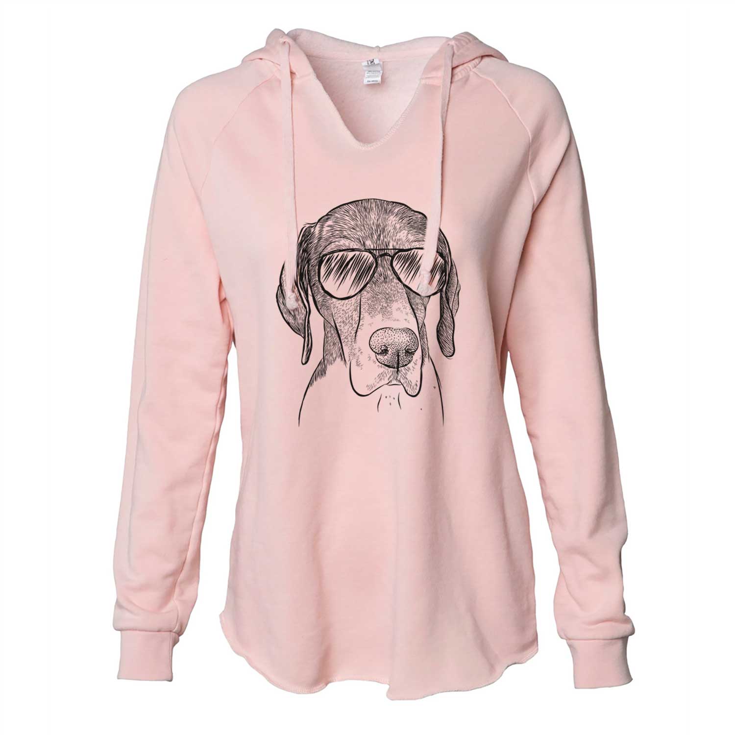 Bohdi the German Shorthaired Pointer - Cali Wave Hooded Sweatshirt