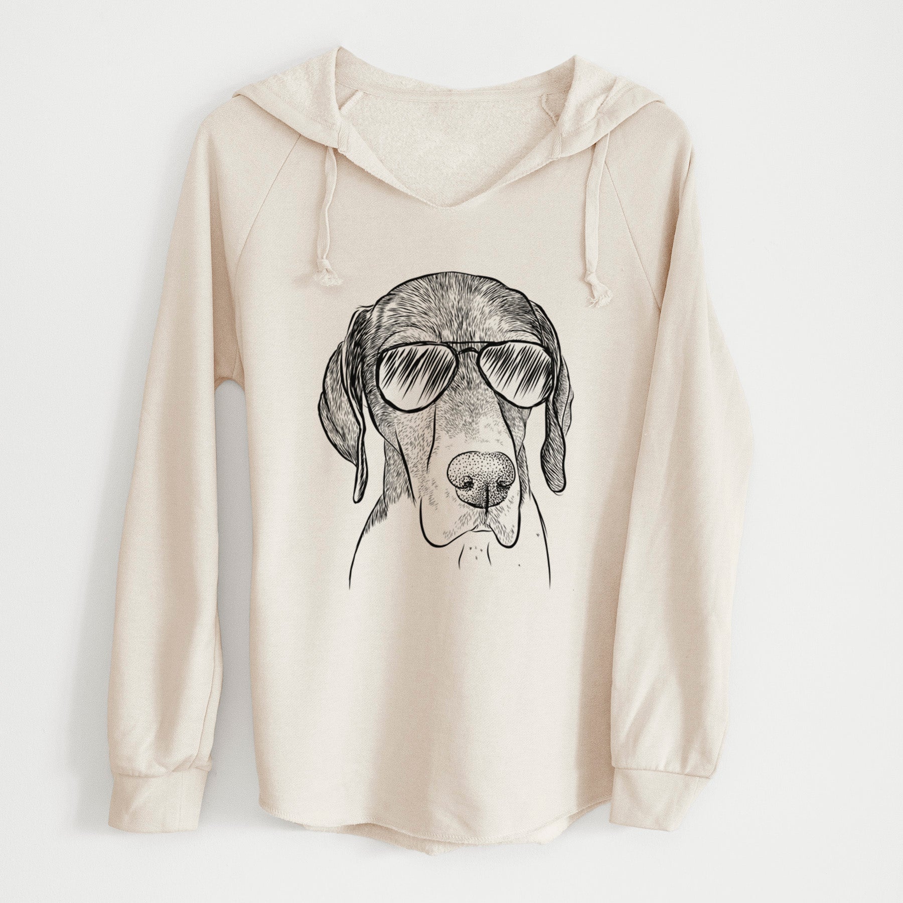 Aviator Bohdi the German Shorthaired Pointer - Cali Wave Hooded Sweatshirt