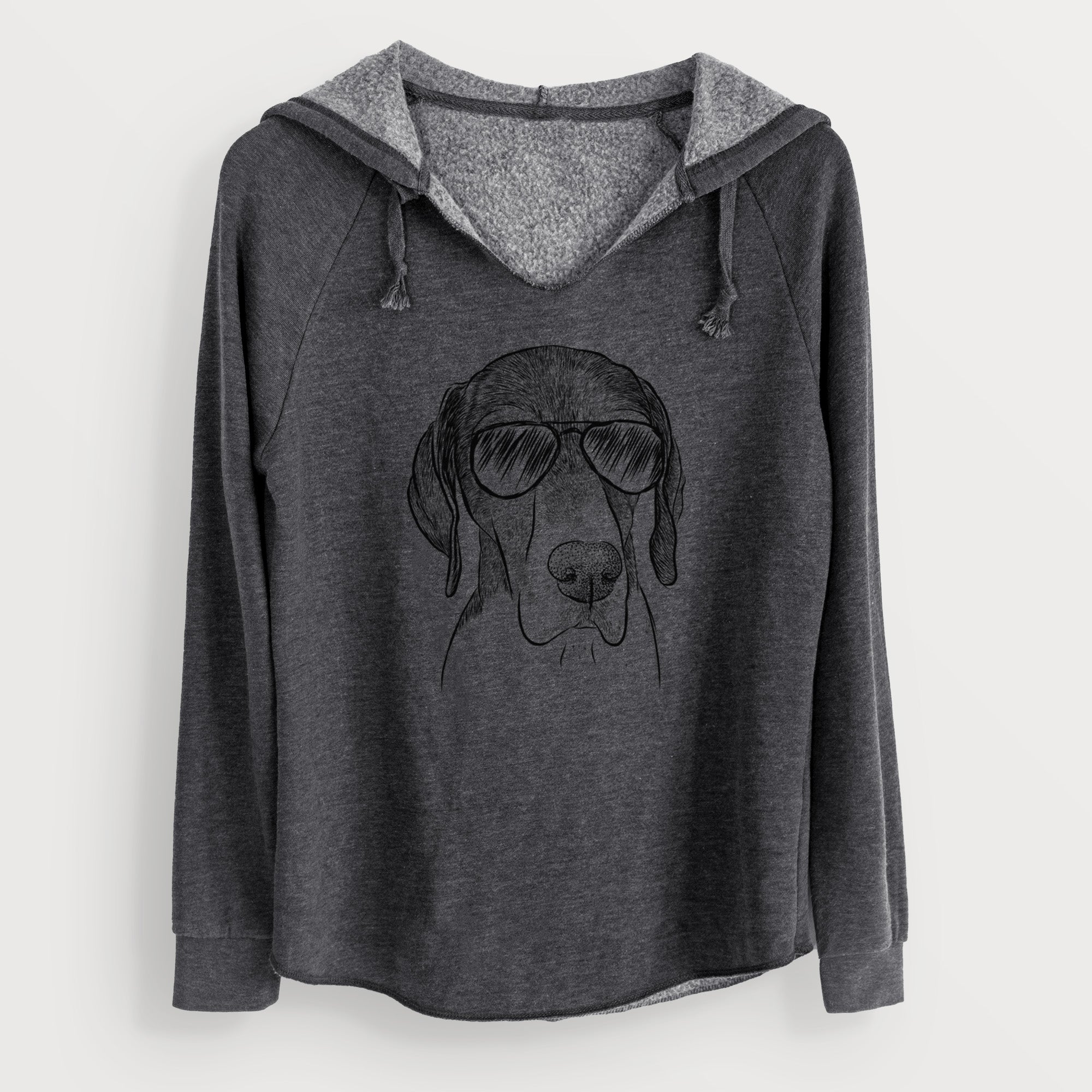 Aviator Bohdi the German Shorthaired Pointer - Cali Wave Hooded Sweatshirt