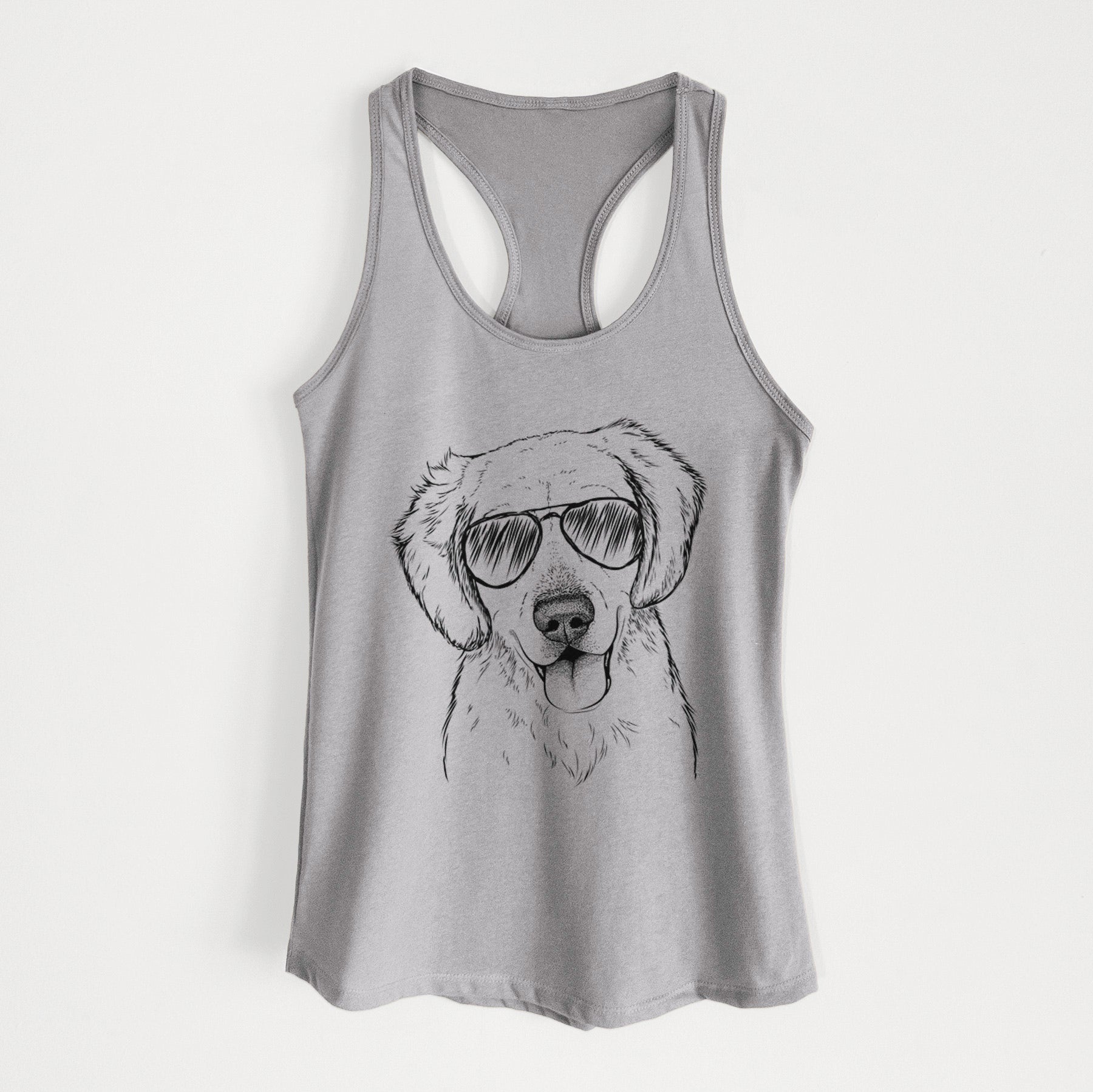 Bojo the Golden Retriever - Women's Racerback Tanktop