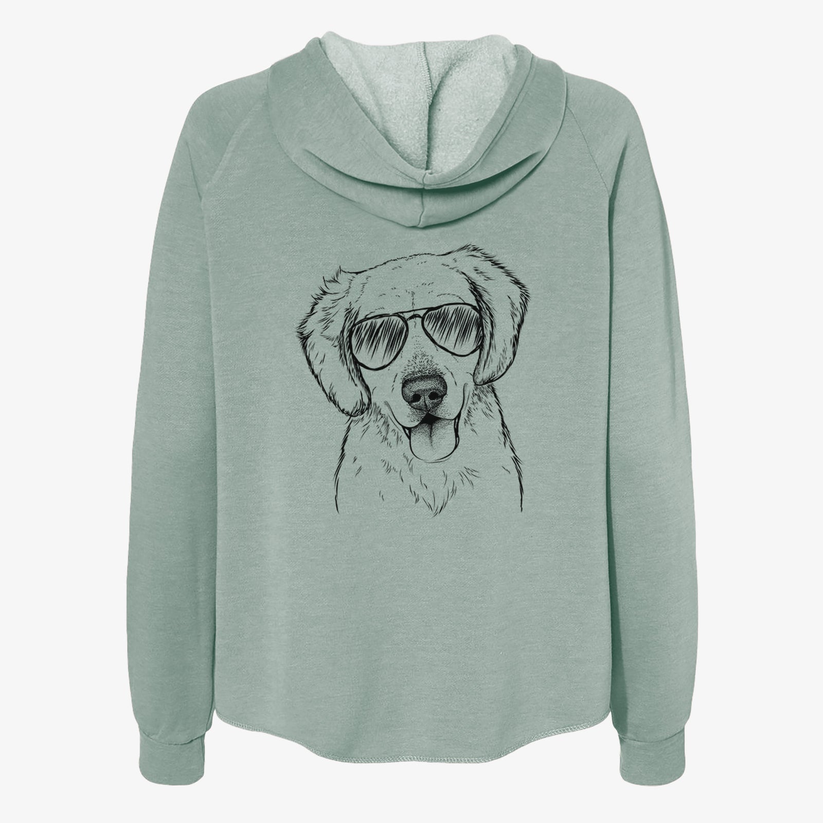 Bojo the Golden Retriever - Women's Cali Wave Zip-Up Sweatshirt