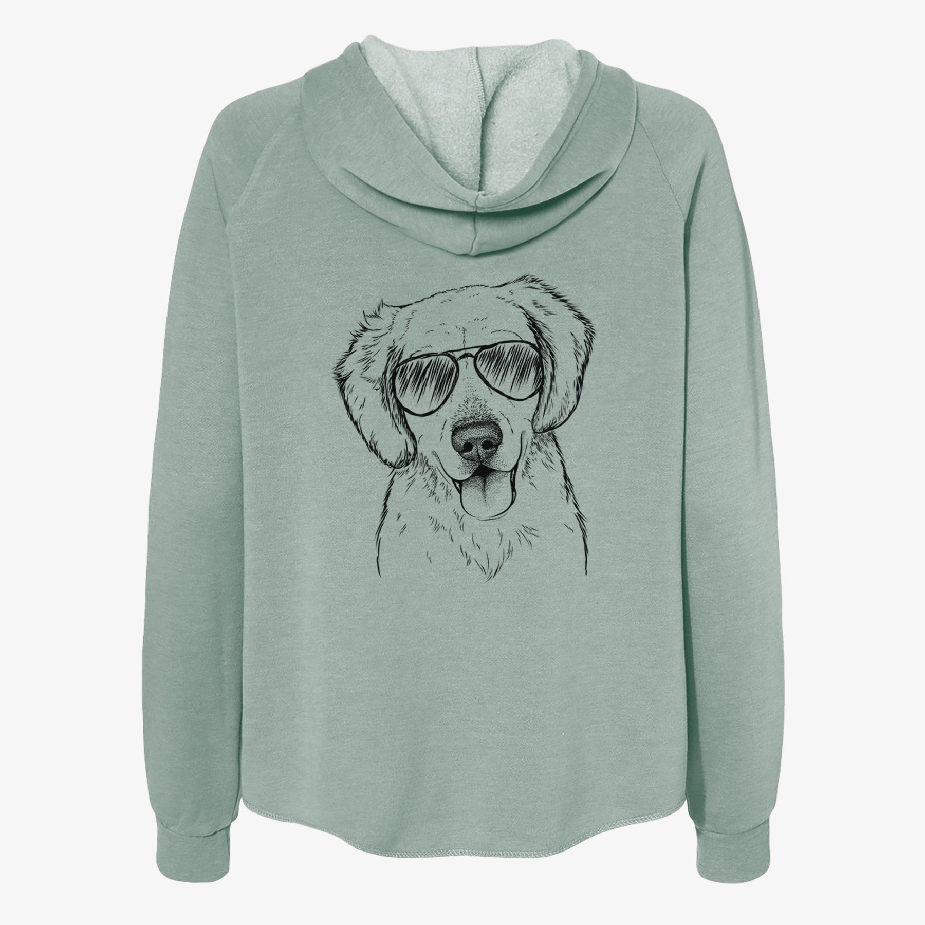 Bojo the Golden Retriever - Women's Cali Wave Zip-Up Sweatshirt