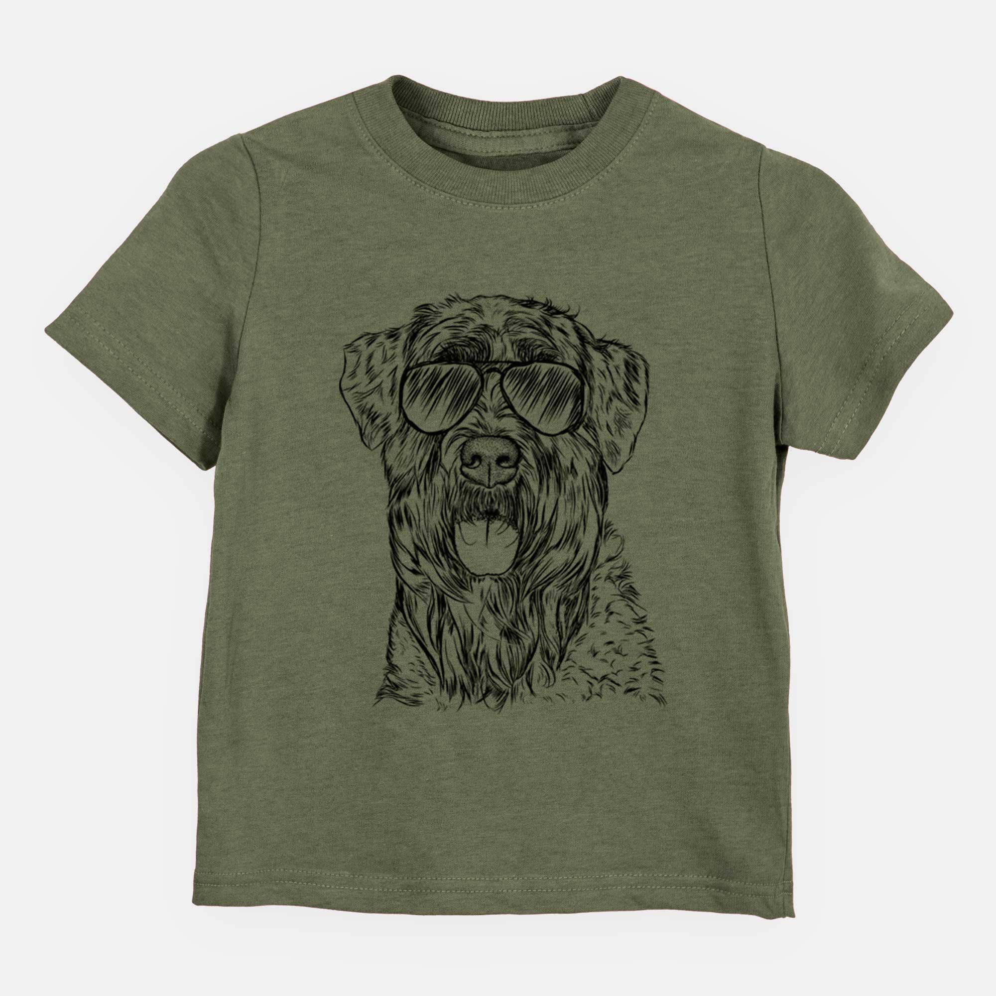 Aviator Bonnie the Bouvier Des Flandres - Kids/Youth/Toddler Shirt