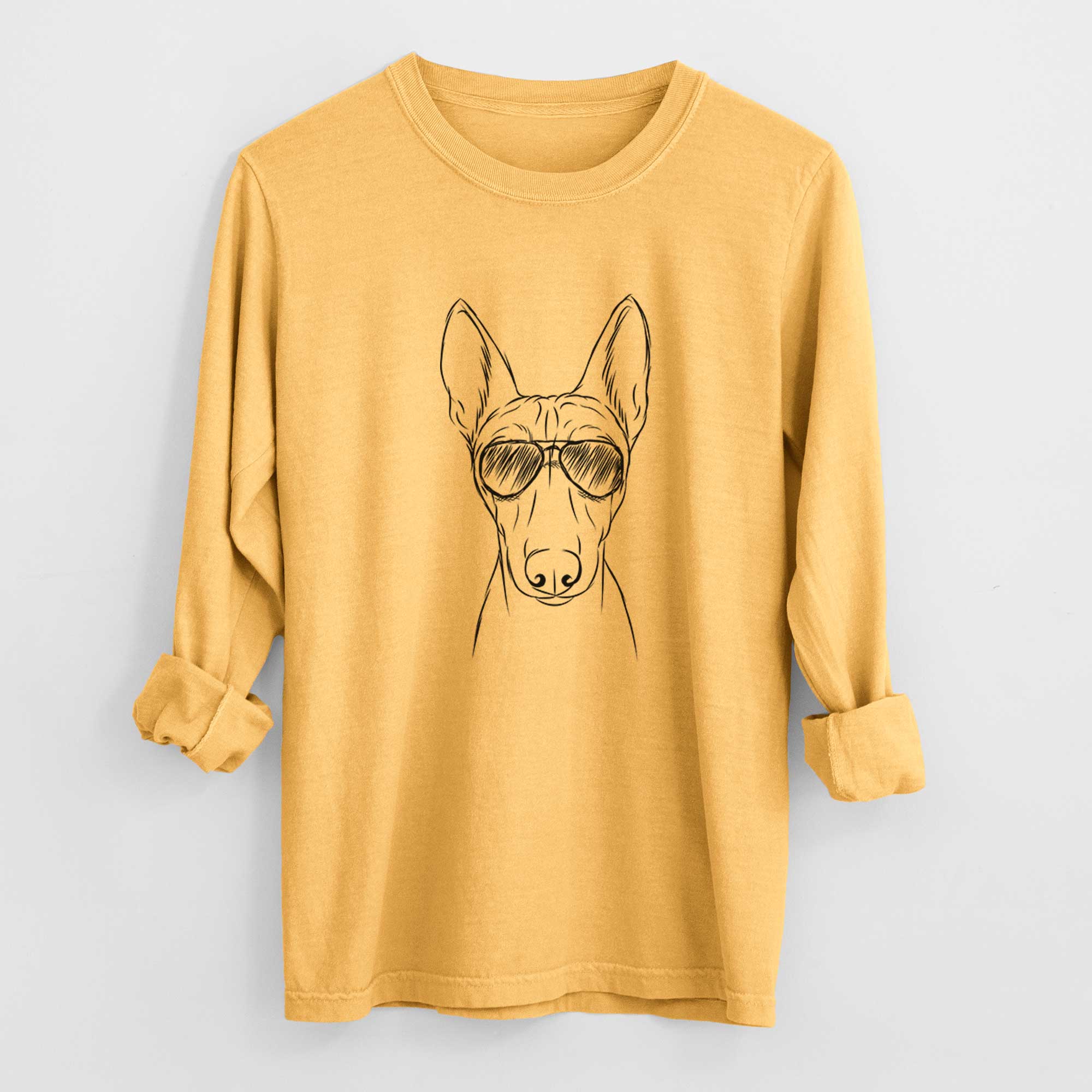 Aviators Bonsai the Basenji - Heavyweight 100% Cotton Long Sleeve