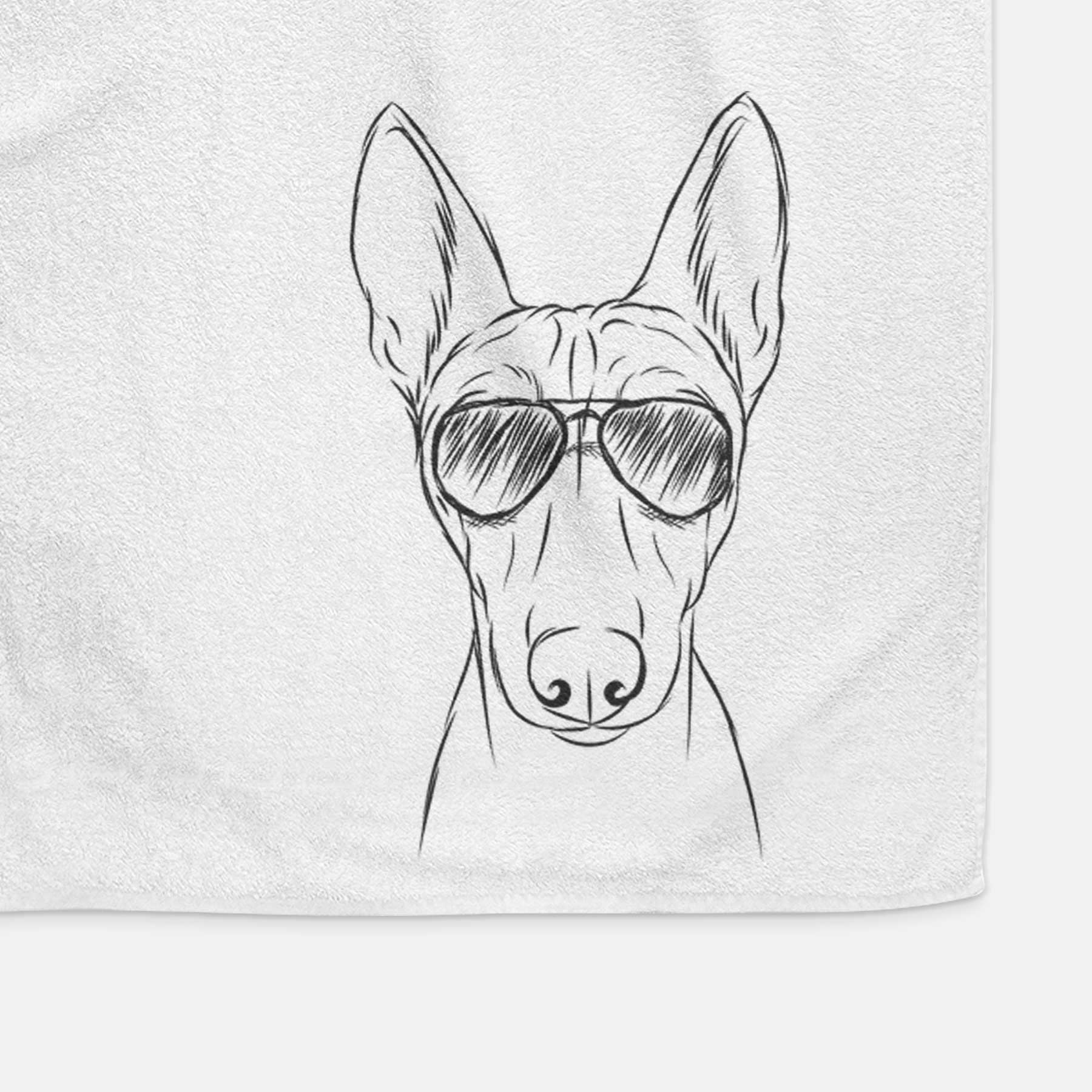 Bonsai the Basenji Decorative Hand Towel