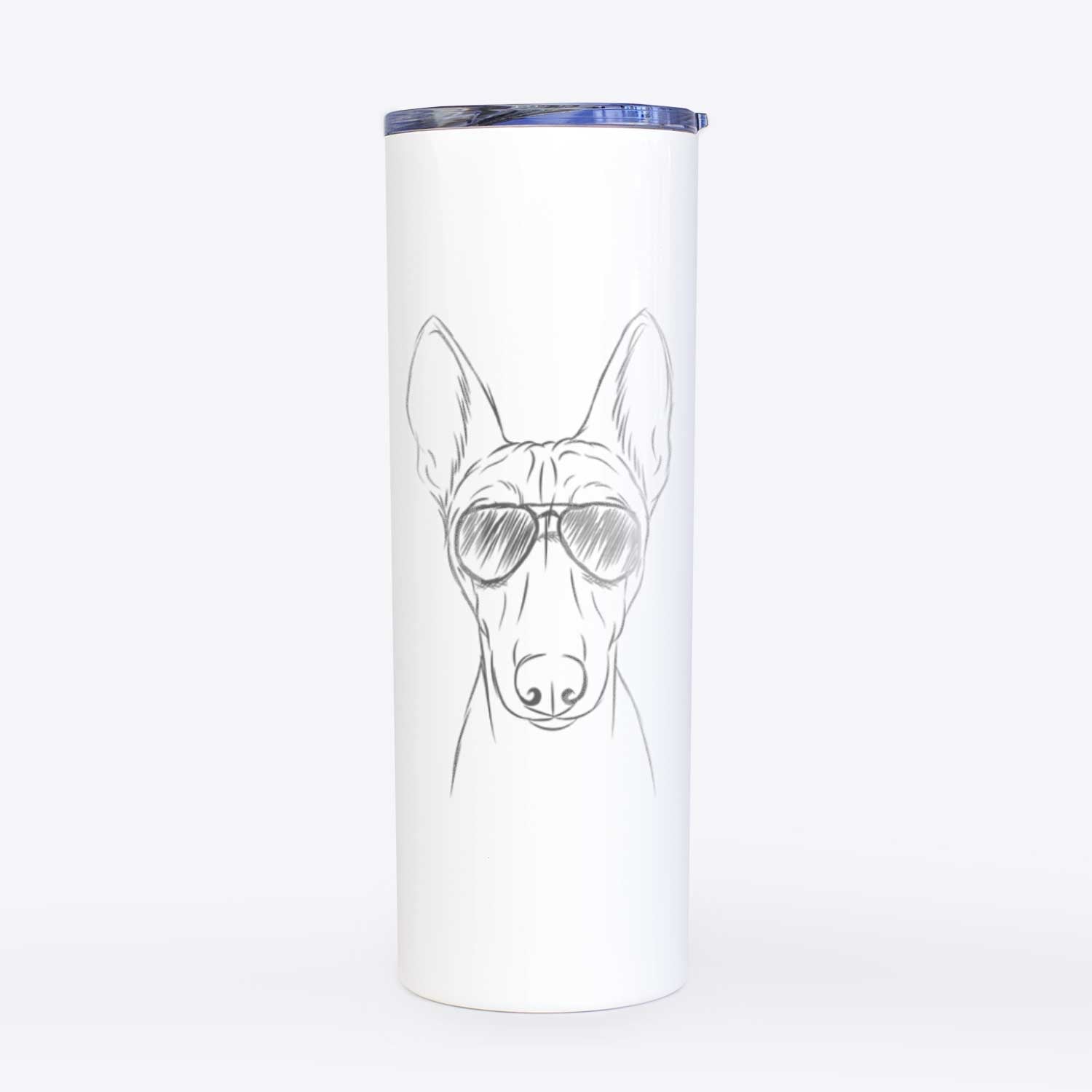 Bonsai the Basenji - 20oz Skinny Tumbler