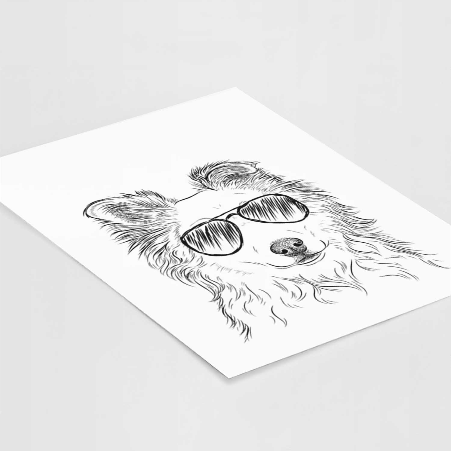 Bonsai the Mixed Breed Art Print