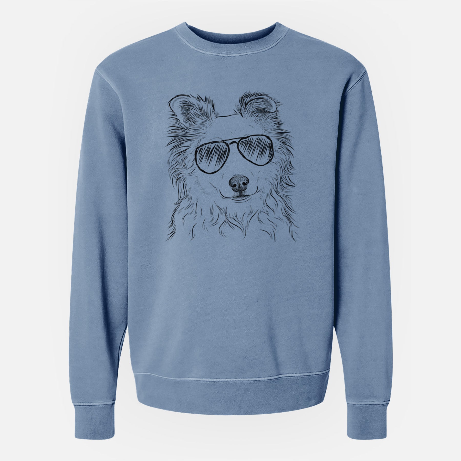 Aviator Bonsai the Mixed Breed - Unisex Pigment Dyed Crew Sweatshirt