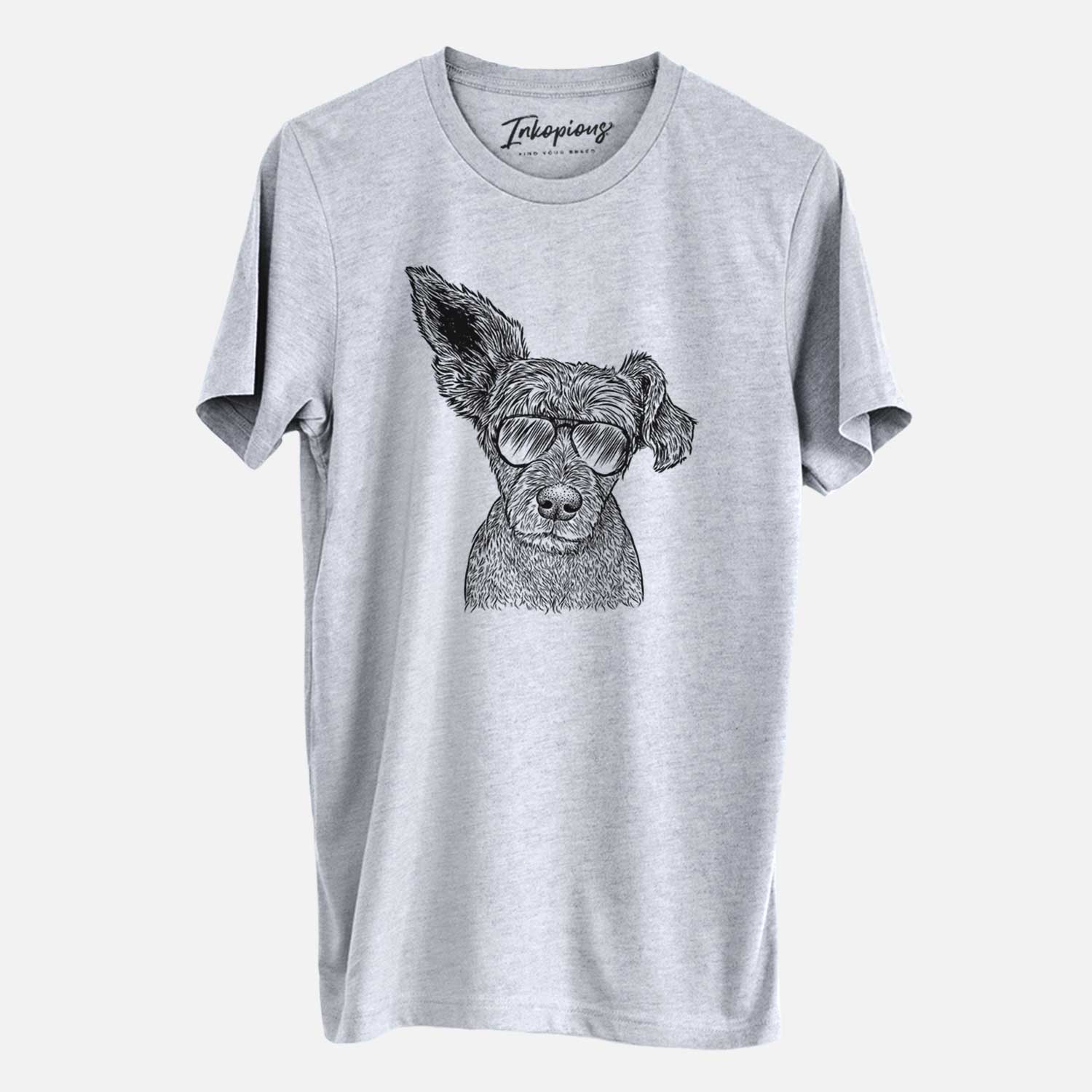 Aviator Boodles the Schnauzer Mix - Unisex Crewneck