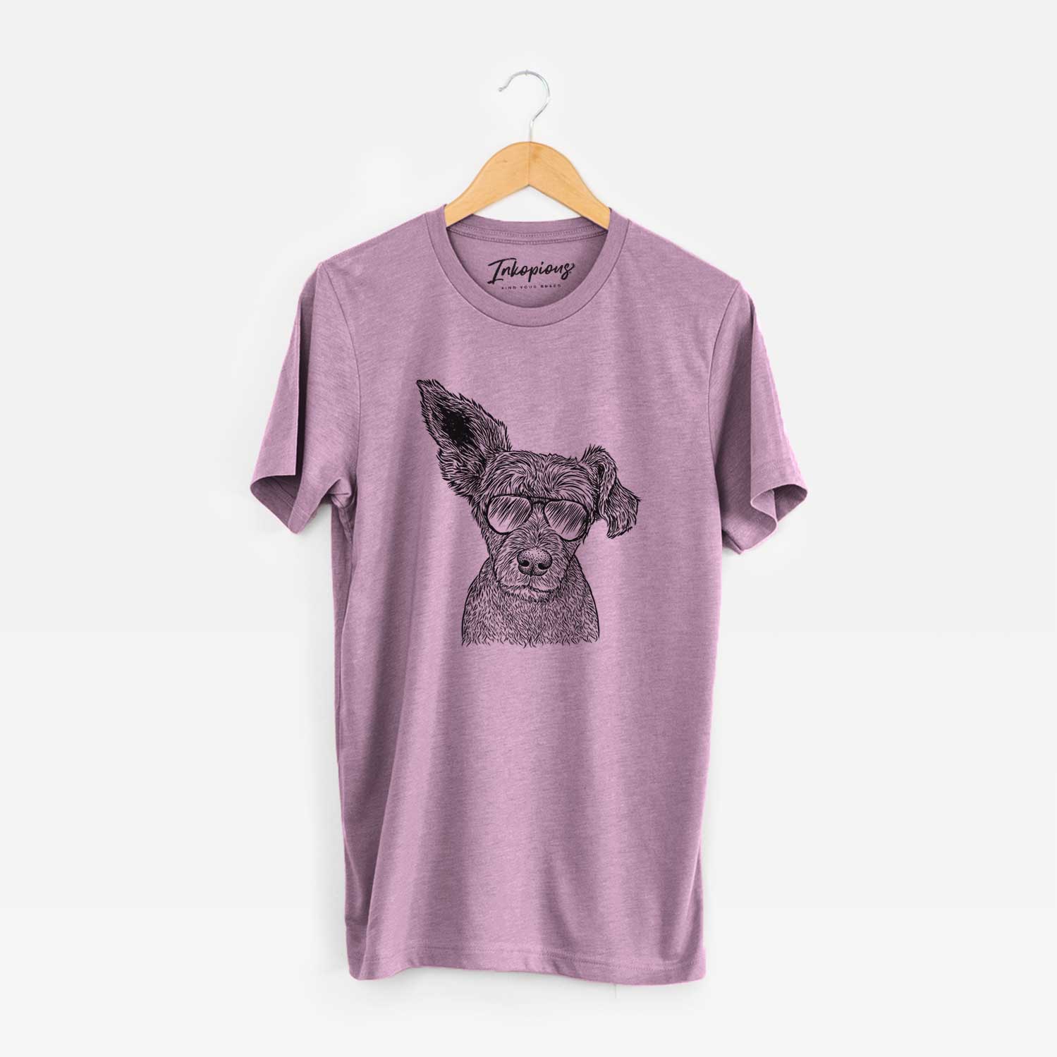 Aviator Boodles the Schnauzer Mix - Unisex Crewneck