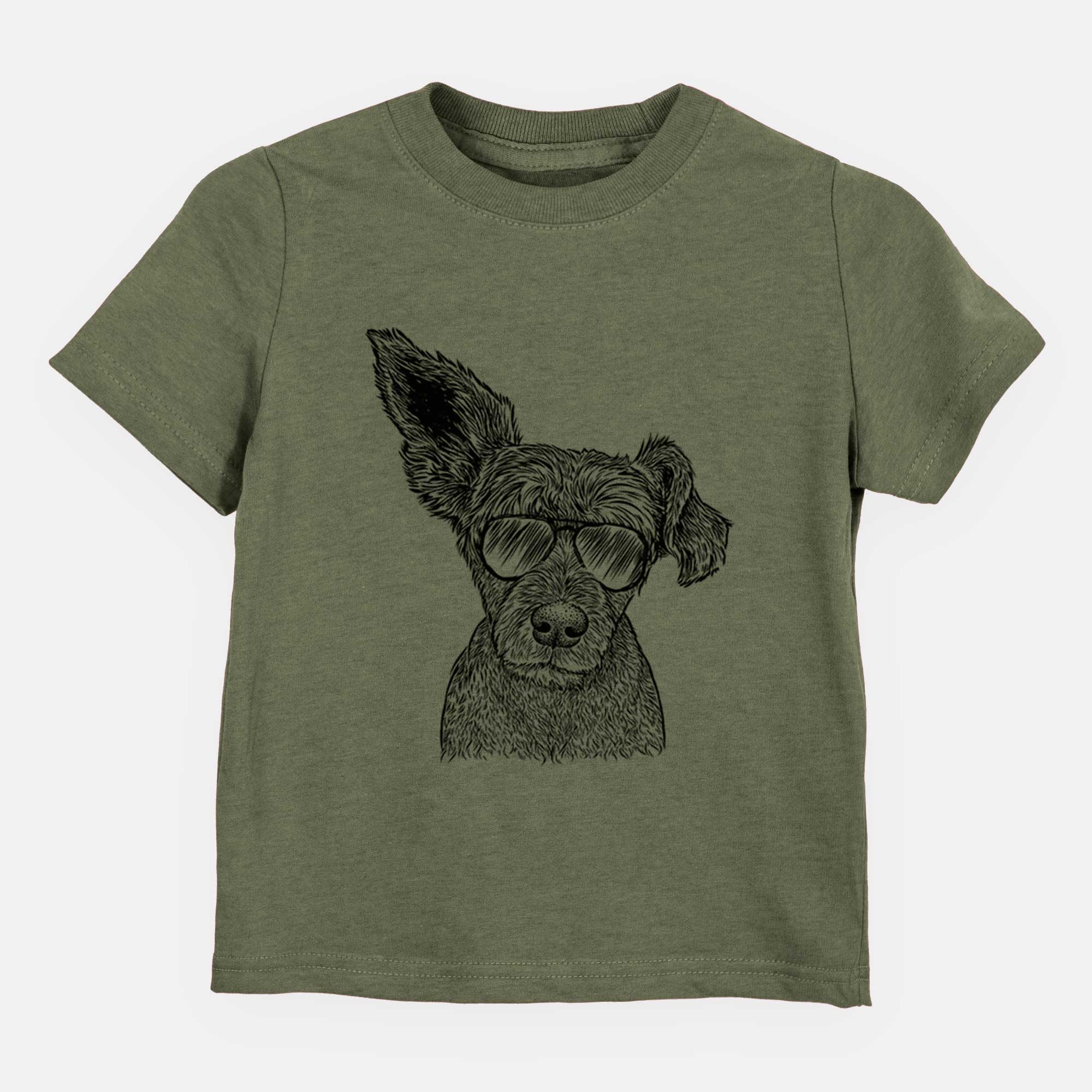 Aviator Boodles the Schnauzer Mix - Kids/Youth/Toddler Shirt