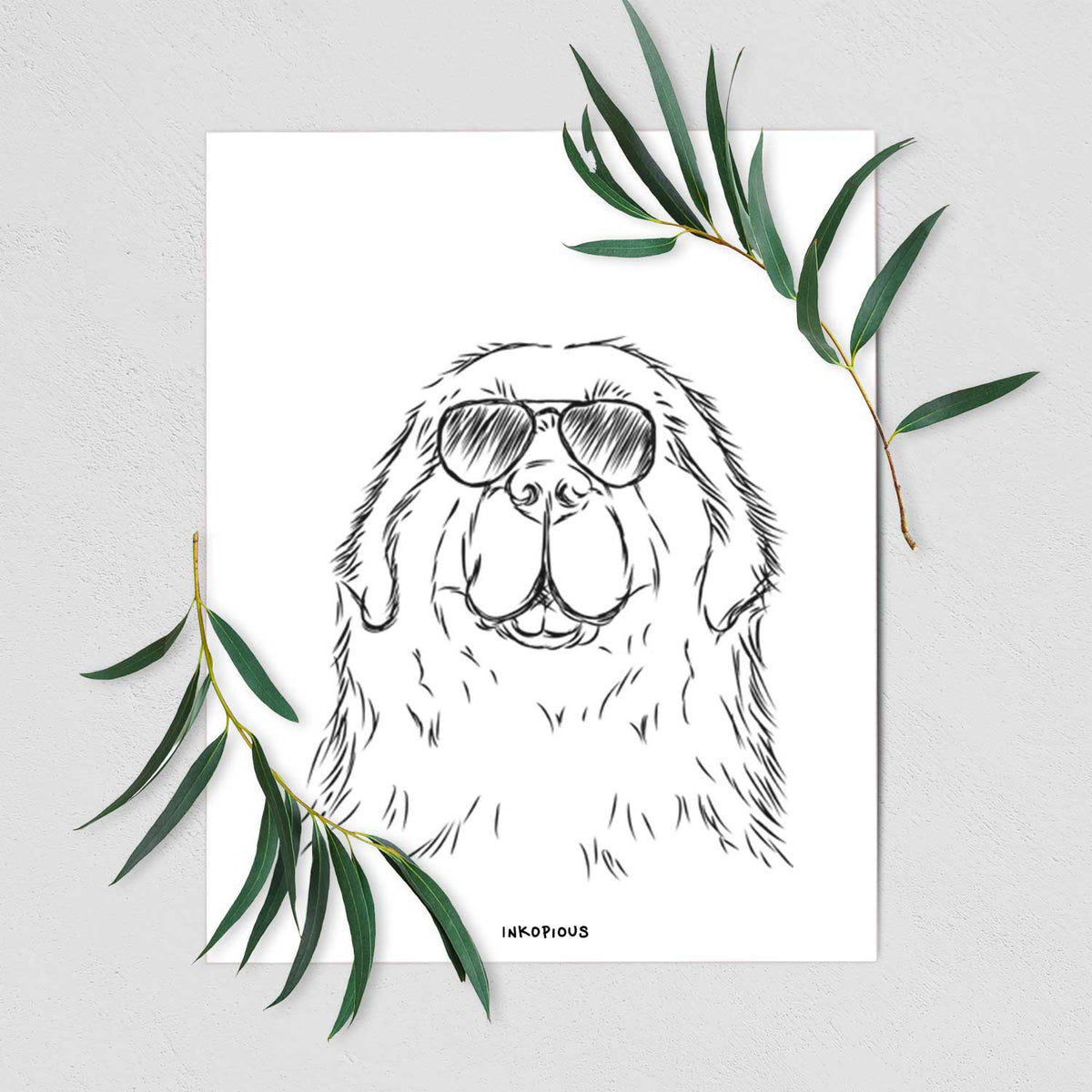 Boomer the Newfoundland Art Print