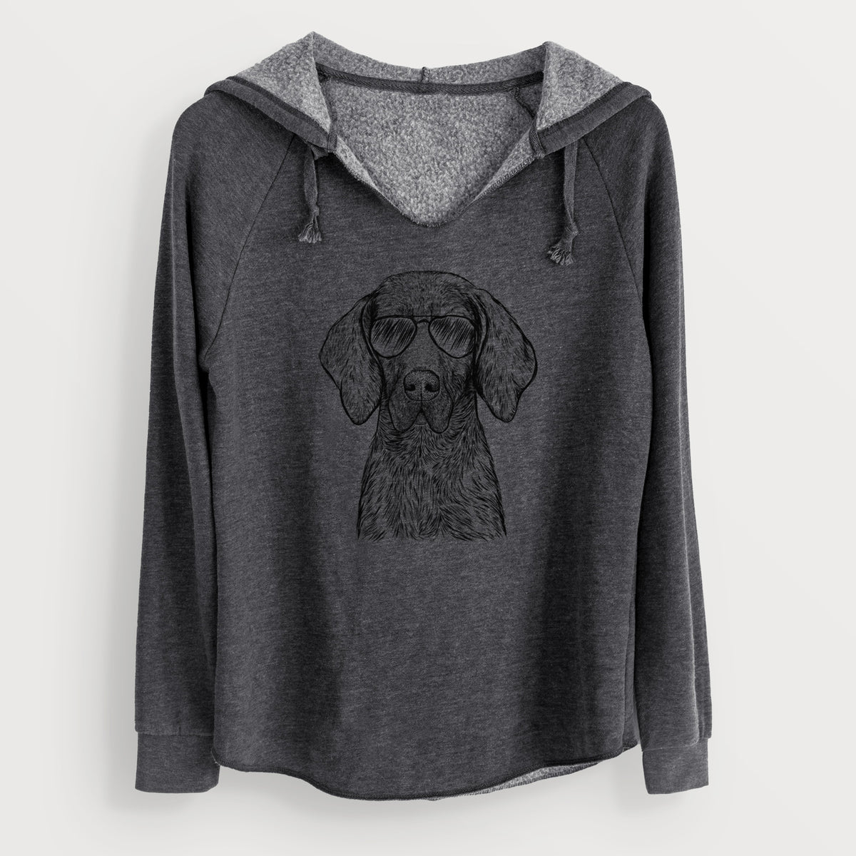 Aviator Boone the Plott Hound - Cali Wave Hooded Sweatshirt