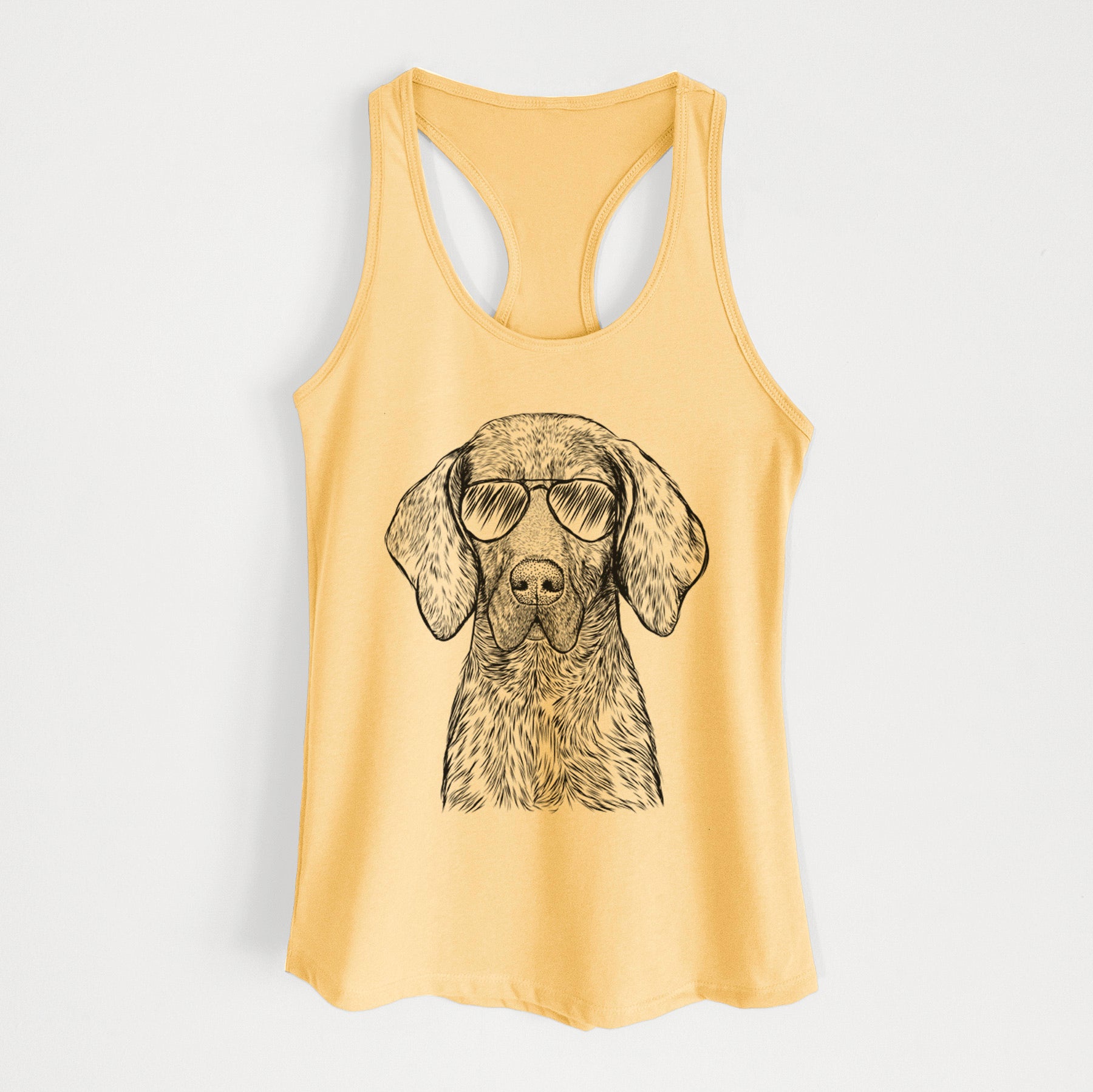 Boone the Plott Hound - Women's Racerback Tanktop