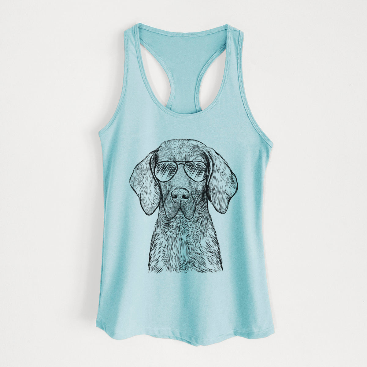 Boone the Plott Hound - Women's Racerback Tanktop