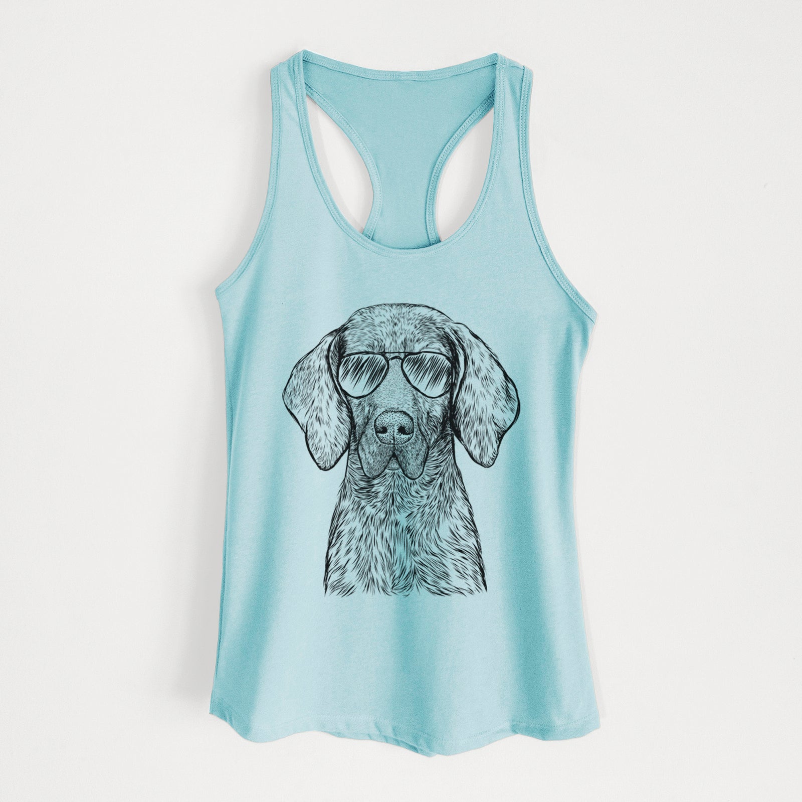 Boone the Plott Hound - Women's Racerback Tanktop