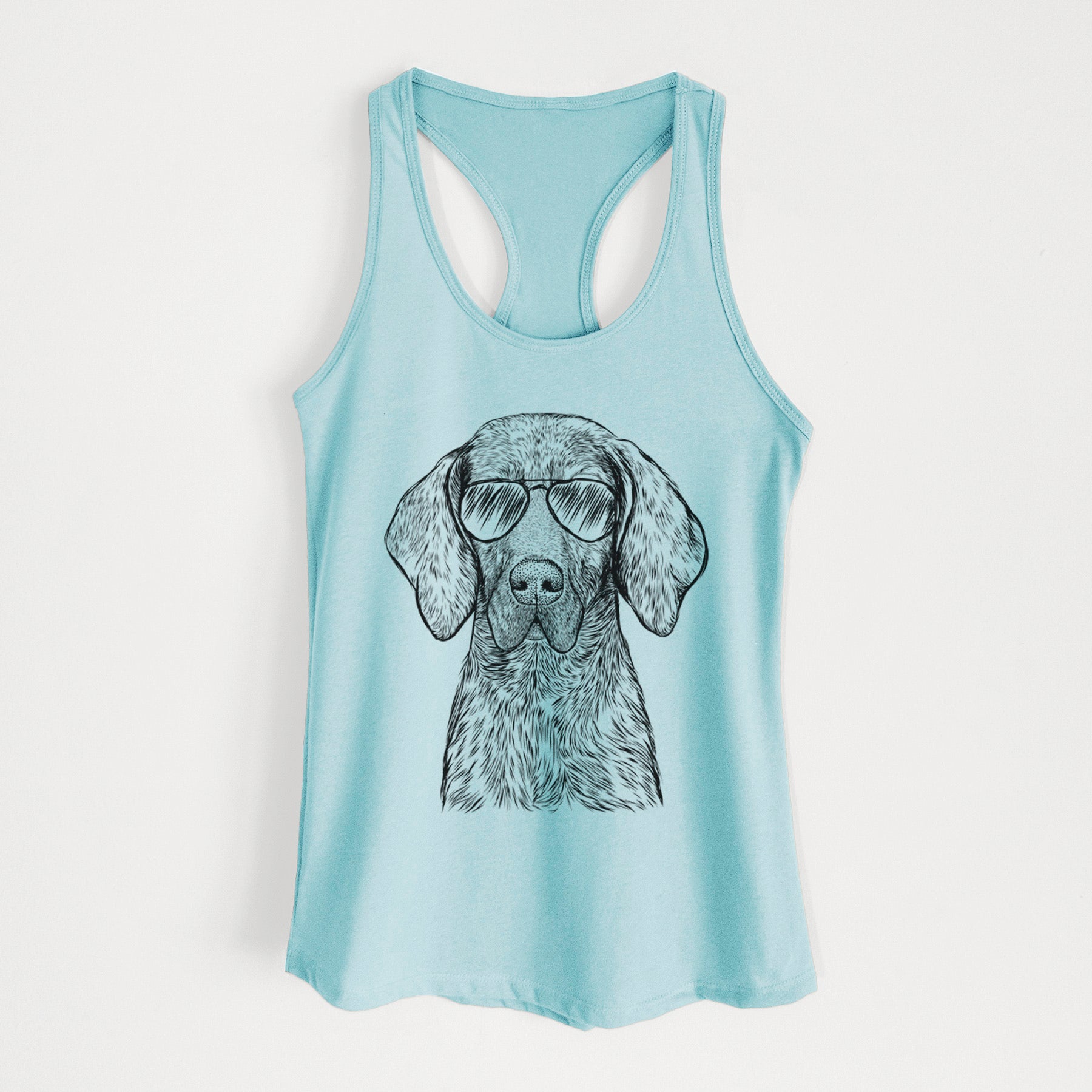 Boone the Plott Hound - Women's Racerback Tanktop