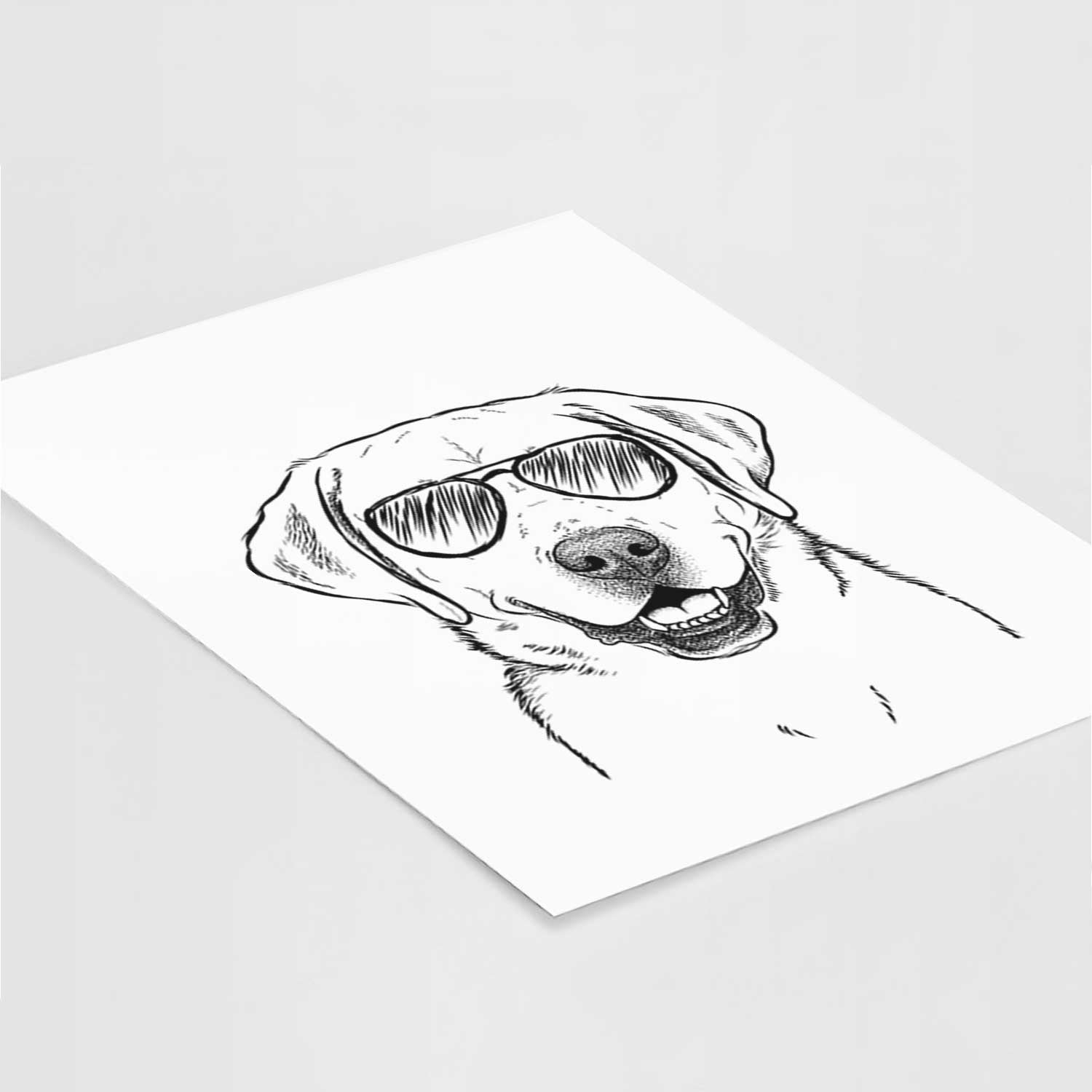 Booney the Labrador Retriever Art Print