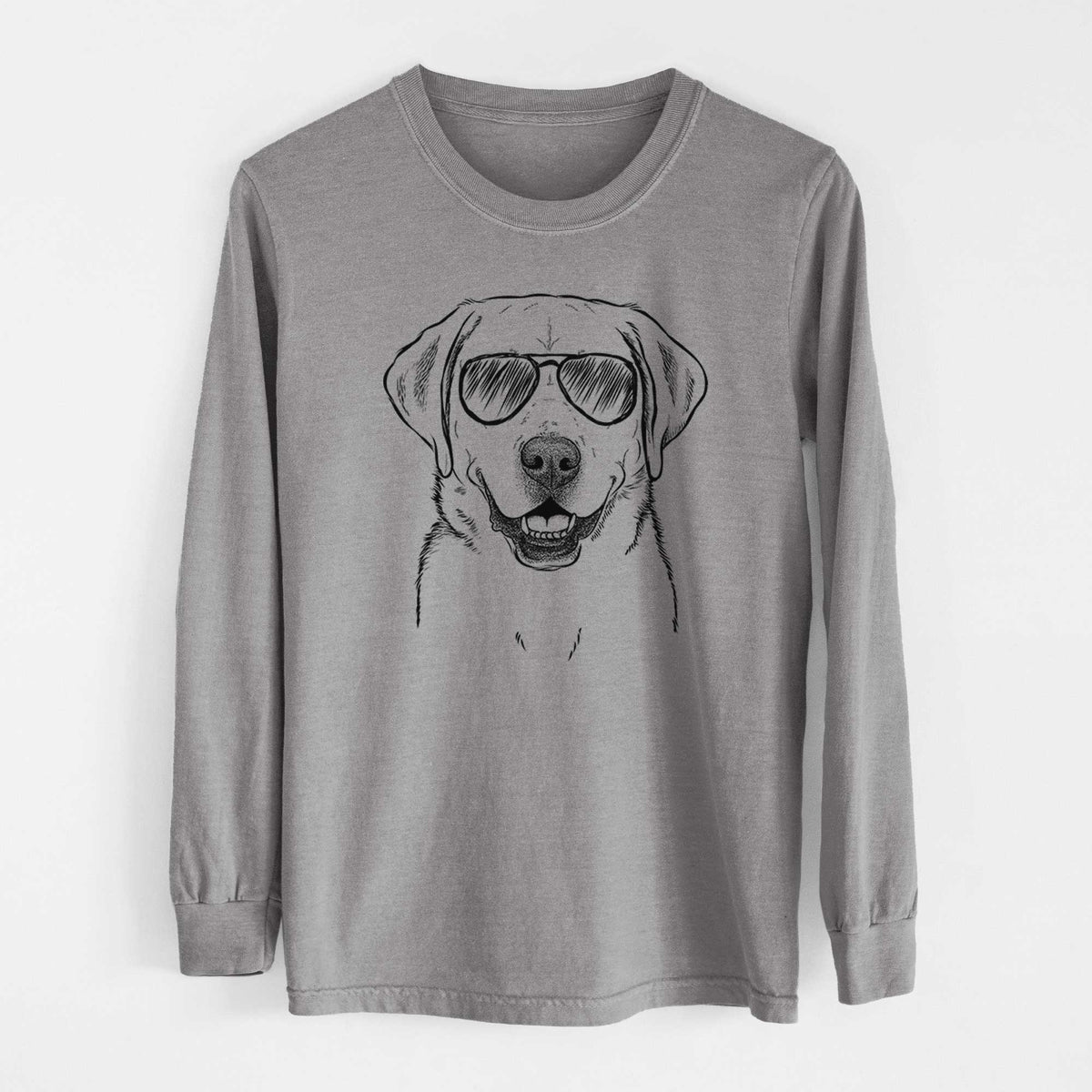 Aviators Booney the Labrador Retriever - Heavyweight 100% Cotton Long Sleeve