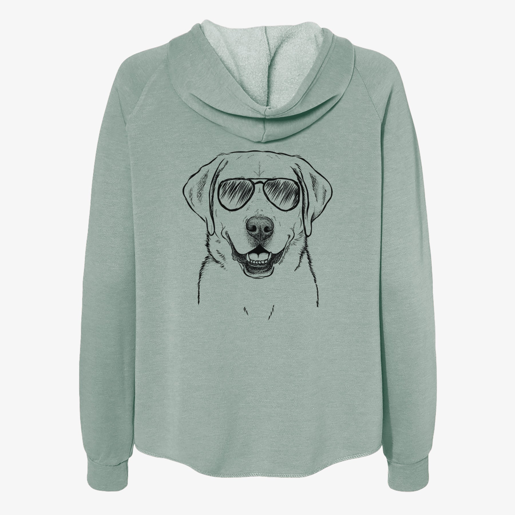 Booney the Labrador Retriever - Women's Cali Wave Zip-Up Sweatshirt