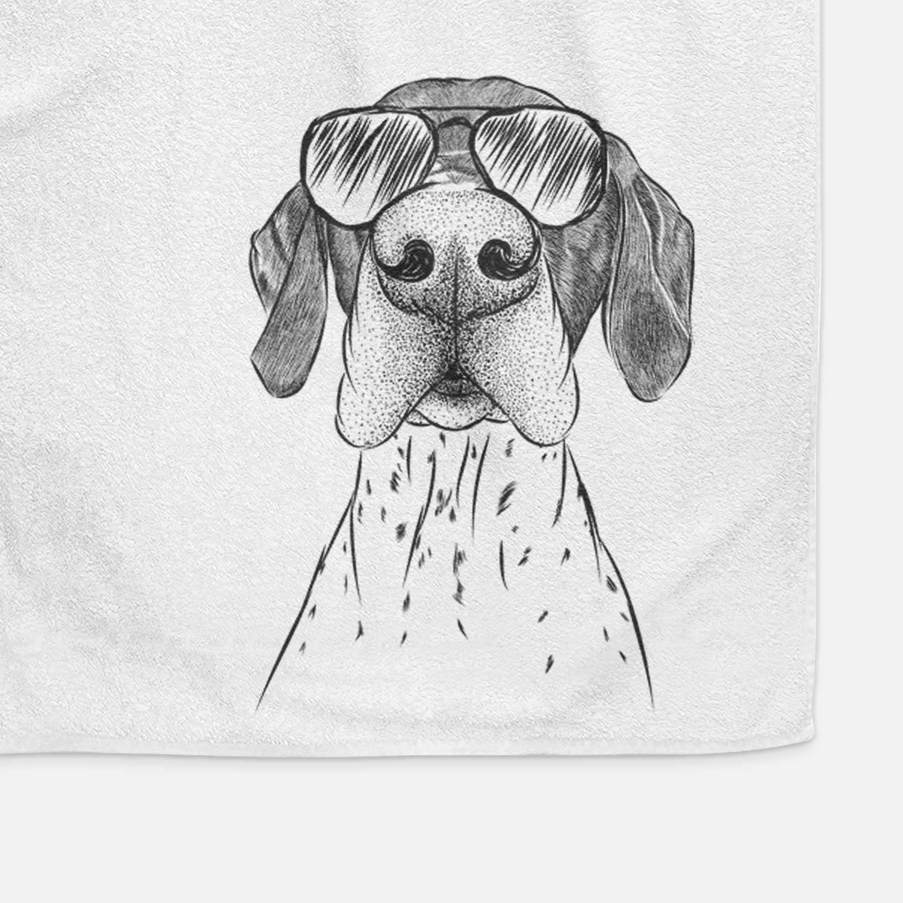 Booze the German Shorthaired Pointer Decorative Hand Towel