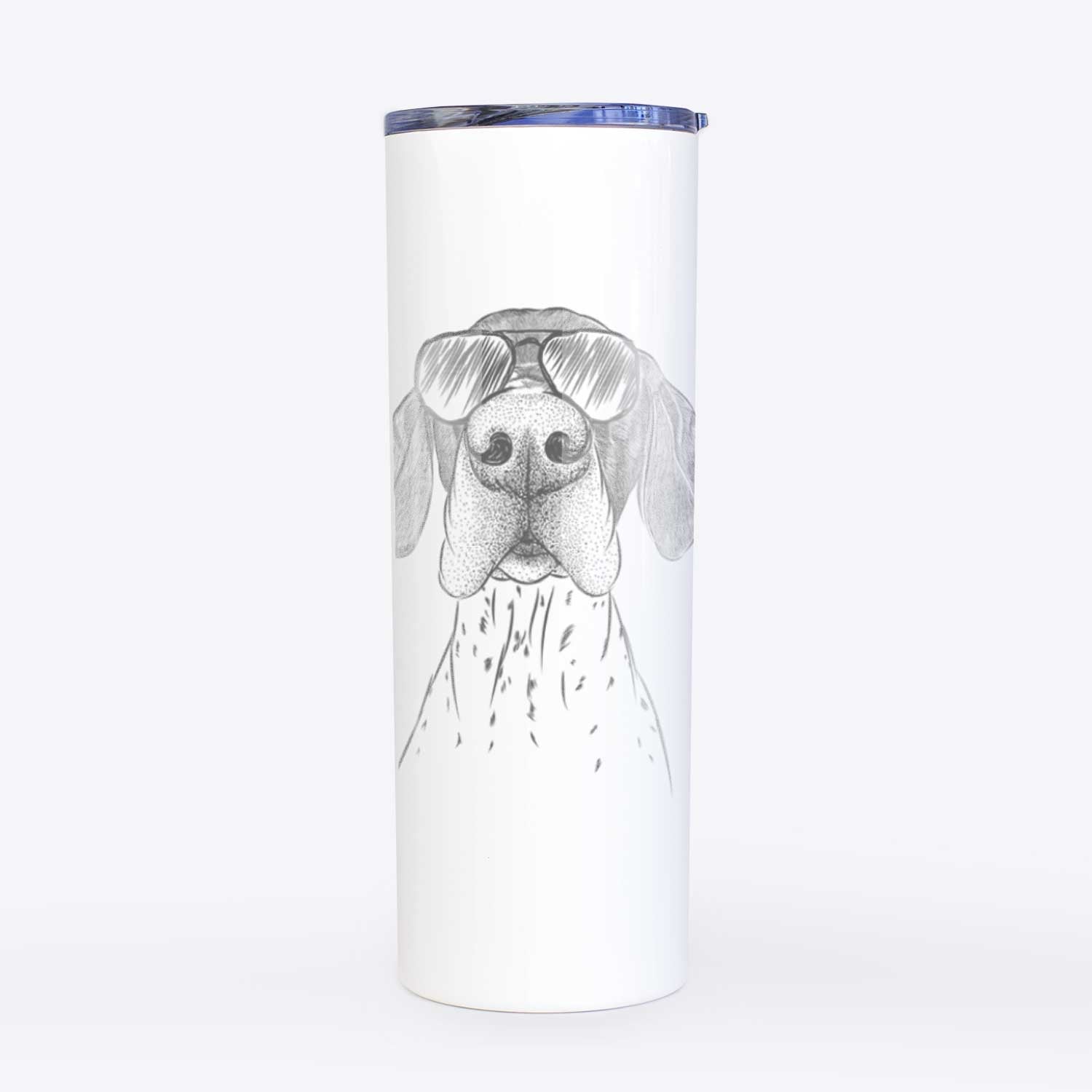 Booze the German Shorthaired Pointer - 20oz Skinny Tumbler