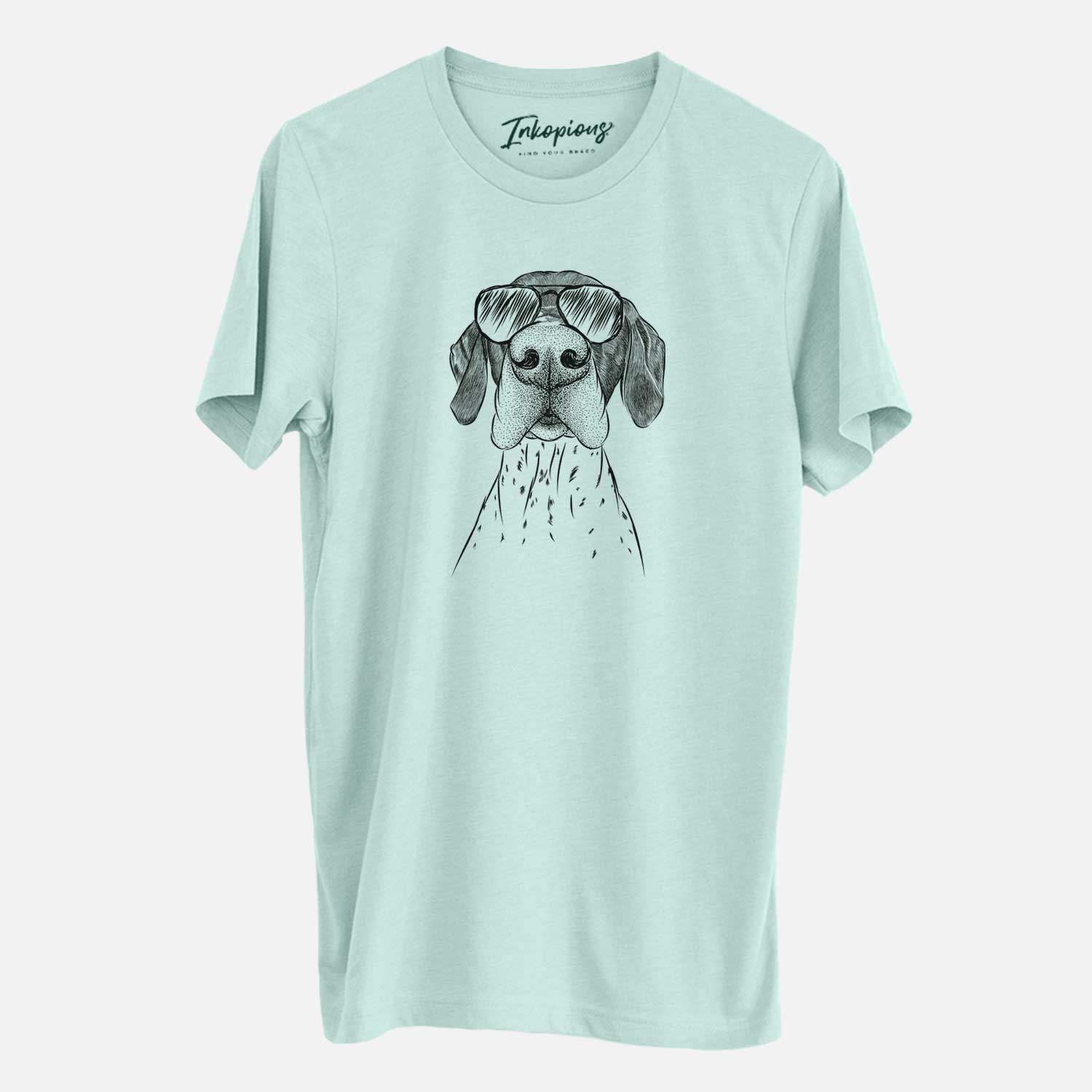 Aviator Booze the German Shorthaired Pointer - Unisex Crewneck
