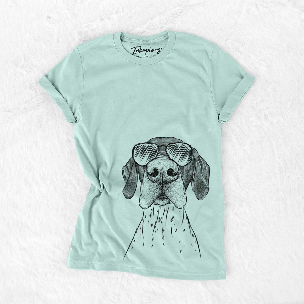Aviator Booze the German Shorthaired Pointer - Unisex Crewneck
