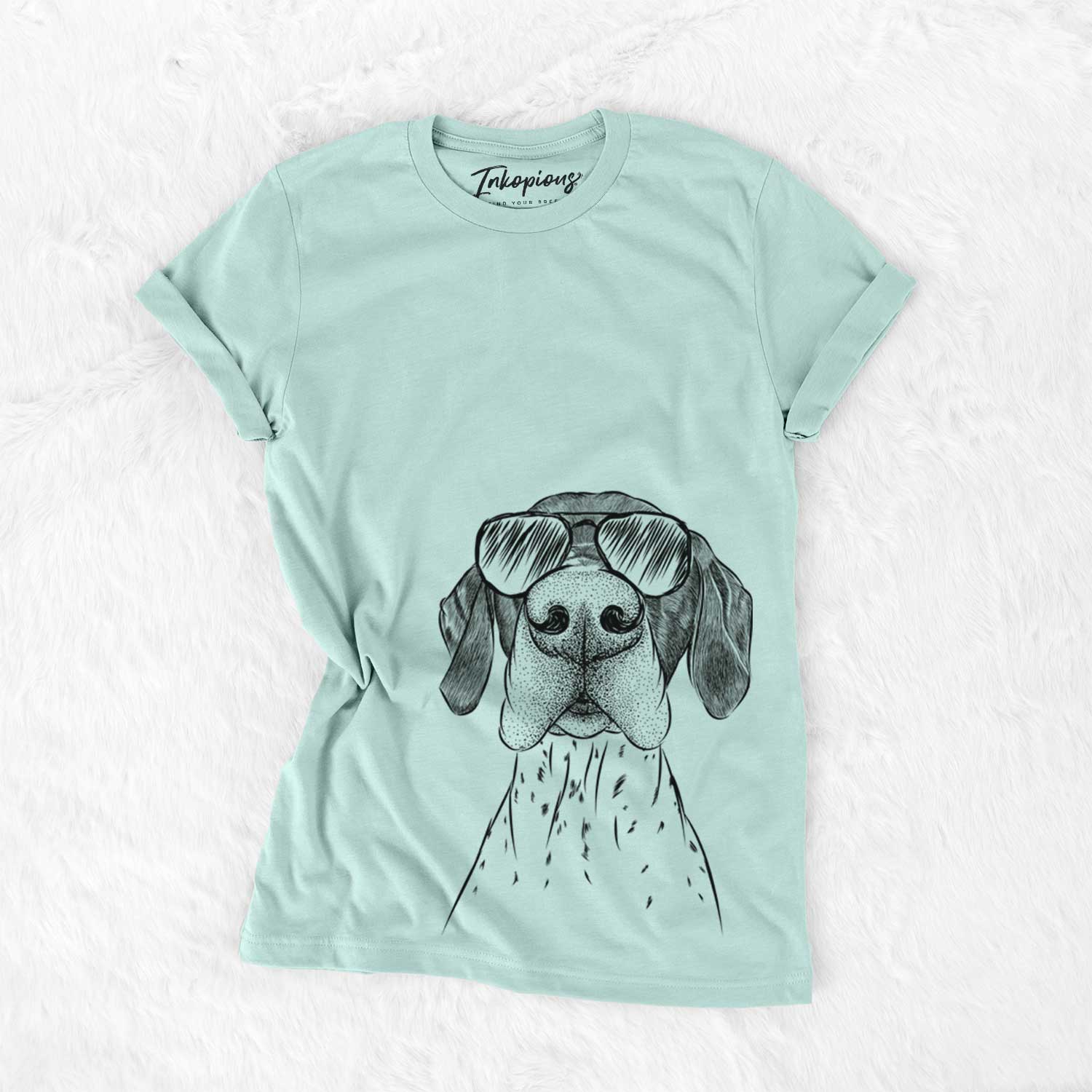 Aviator Booze the German Shorthaired Pointer - Unisex Crewneck