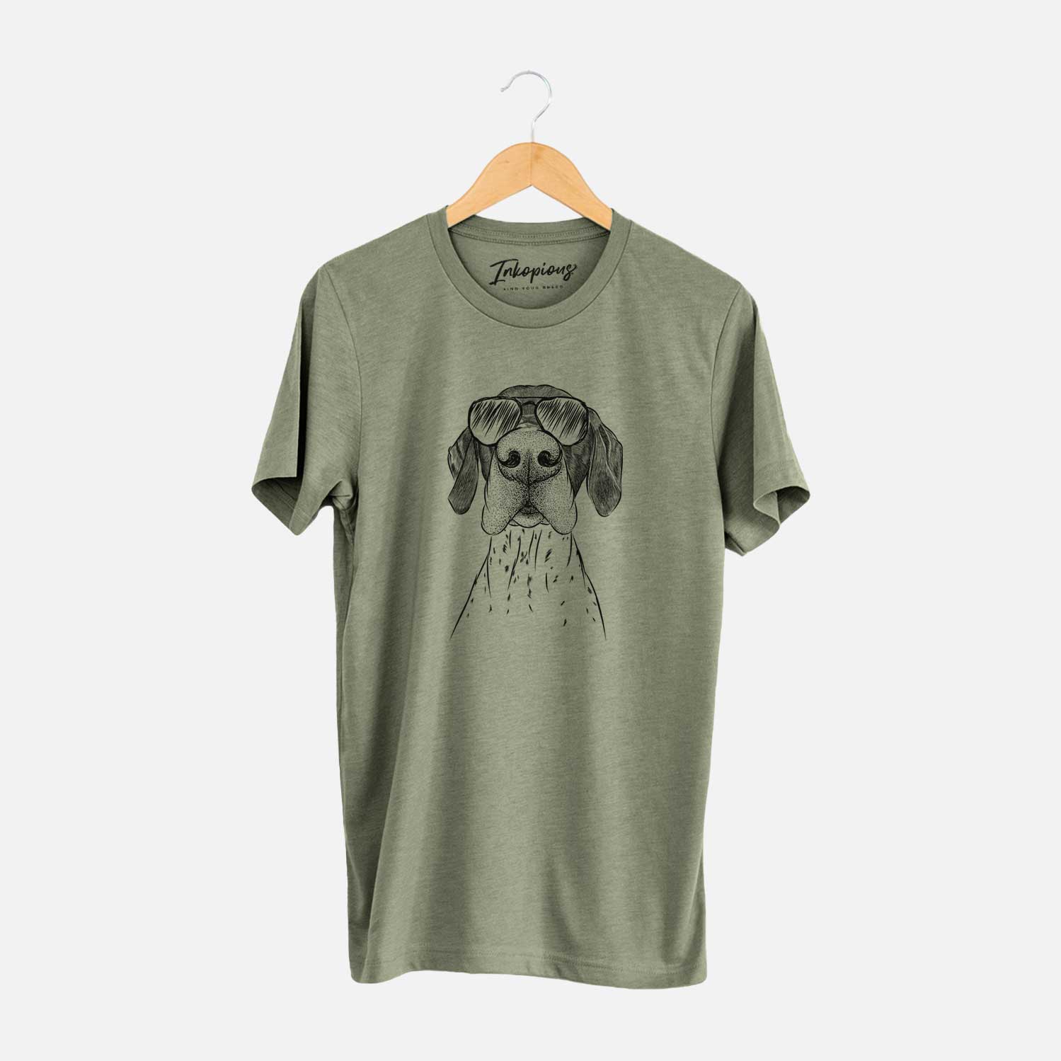 Aviator Booze the German Shorthaired Pointer - Unisex Crewneck