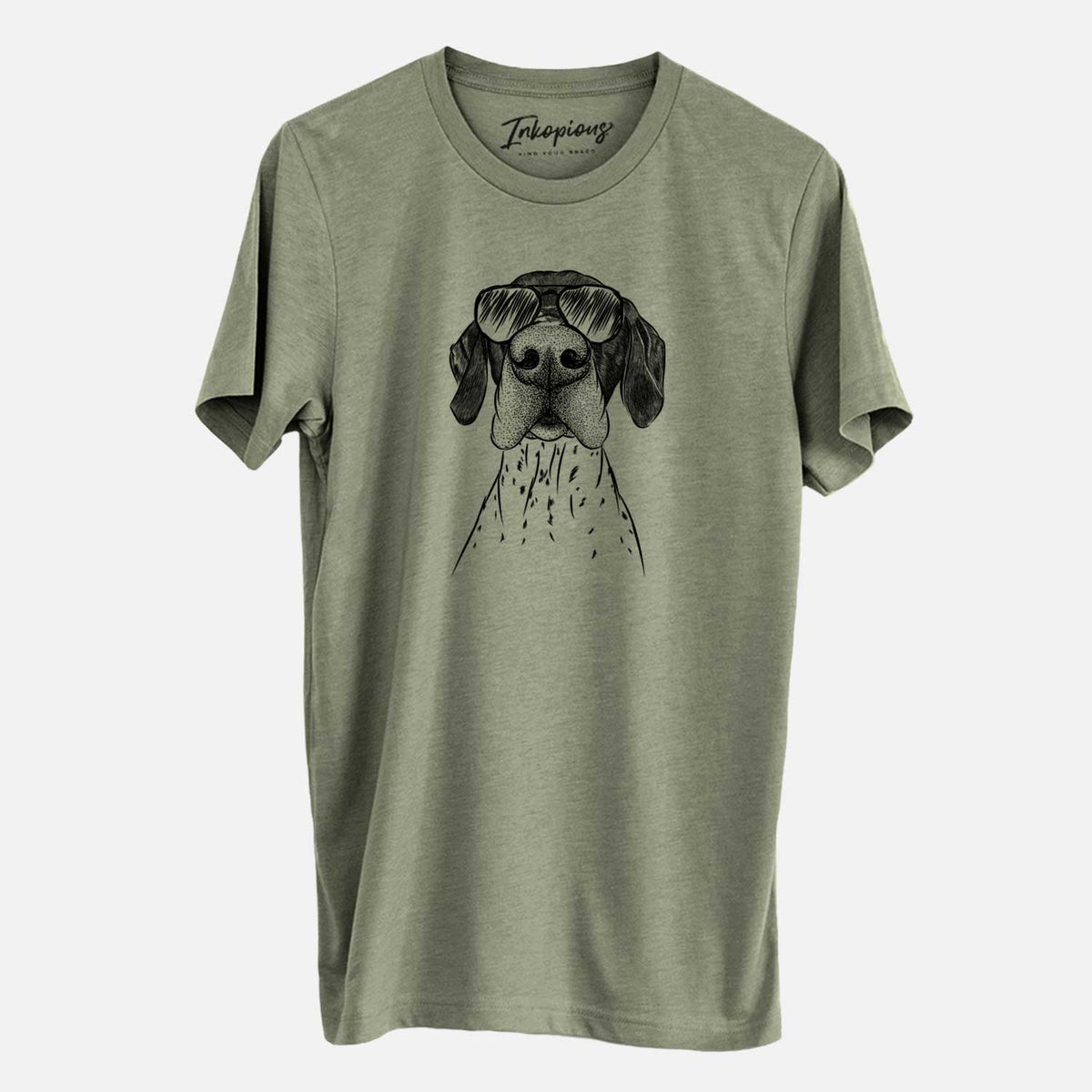 Aviator Booze the German Shorthaired Pointer - Unisex Crewneck