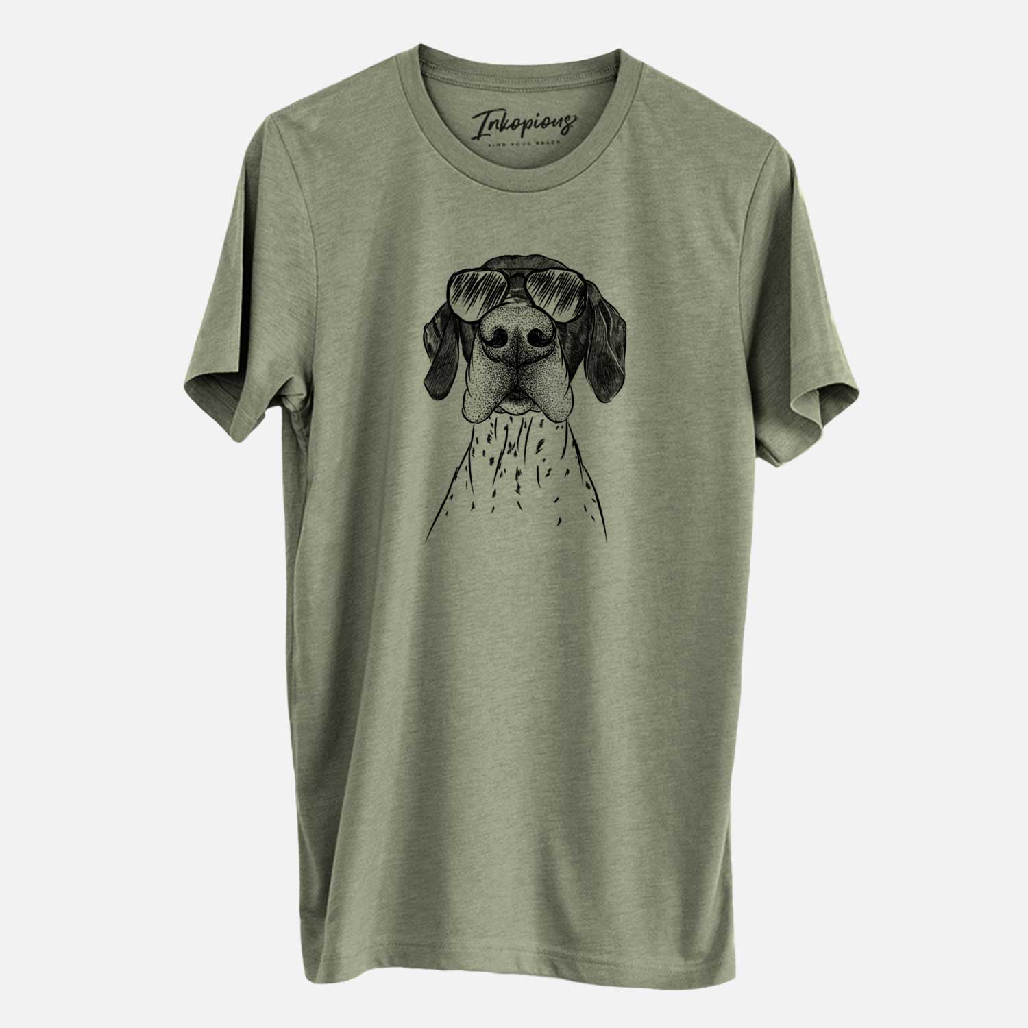Aviator Booze the German Shorthaired Pointer - Unisex Crewneck