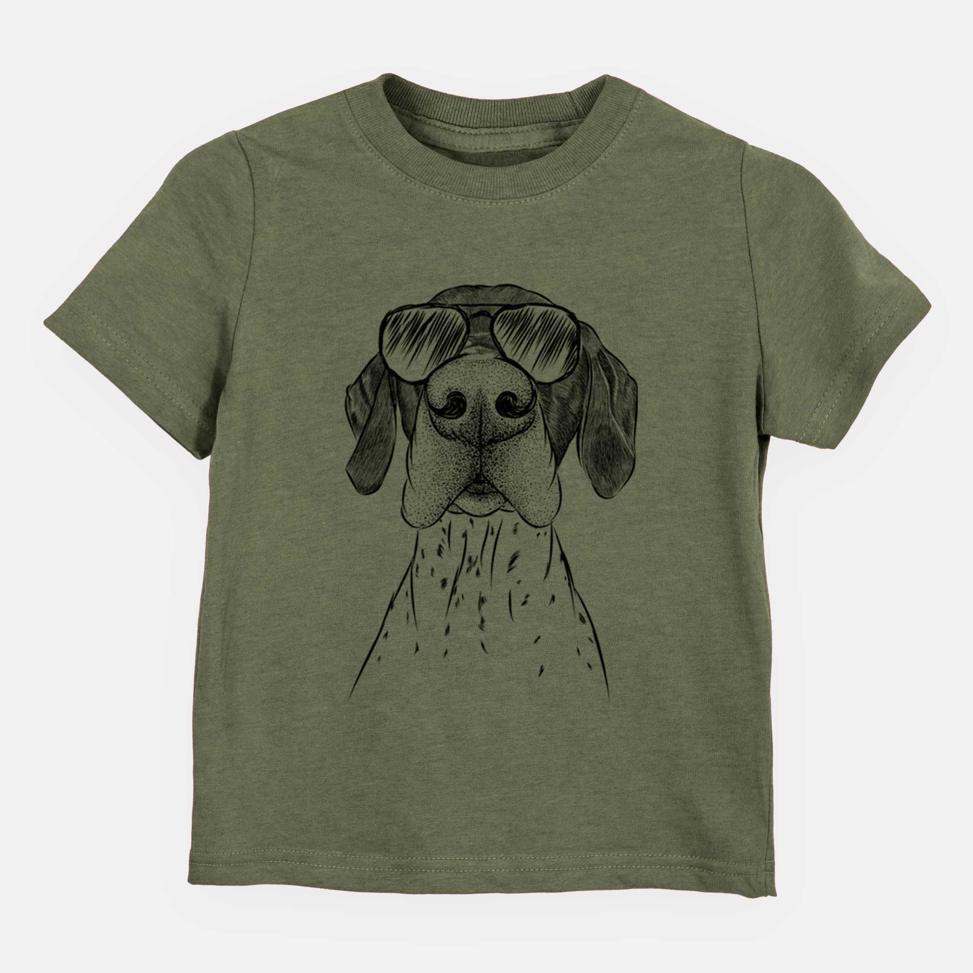 Aviator Booze the German Shorthaired Pointer - Kids/Youth/Toddler Shirt
