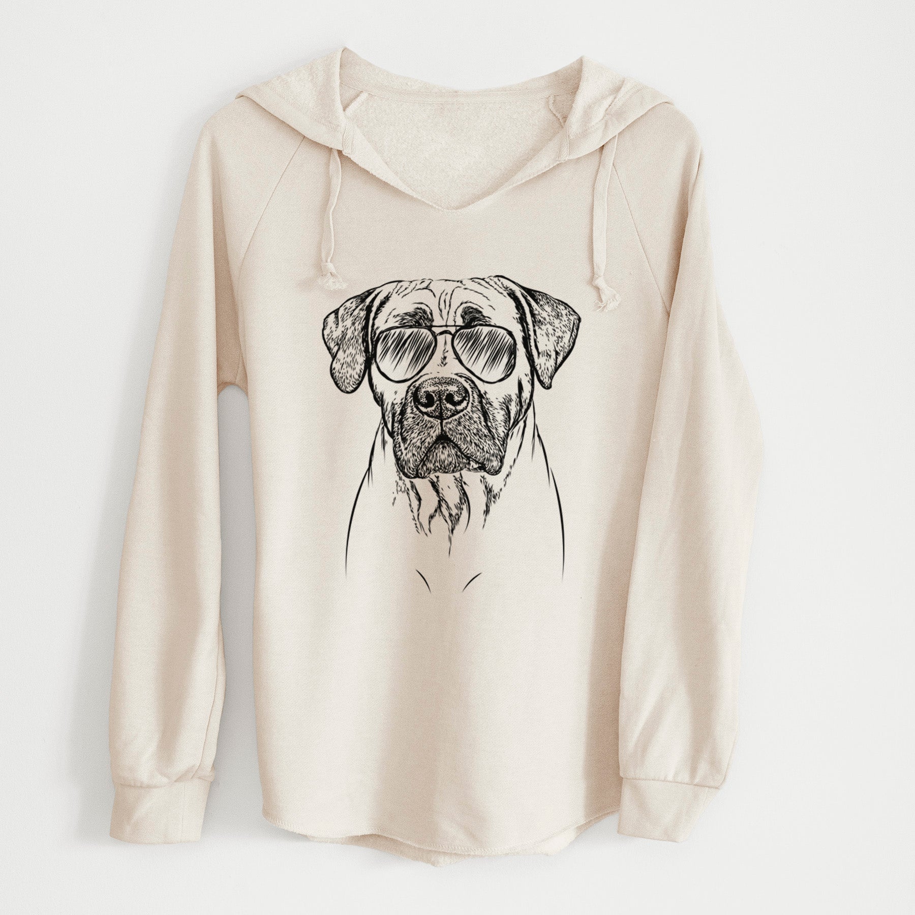 Aviator Boris the Boerboel - Cali Wave Hooded Sweatshirt