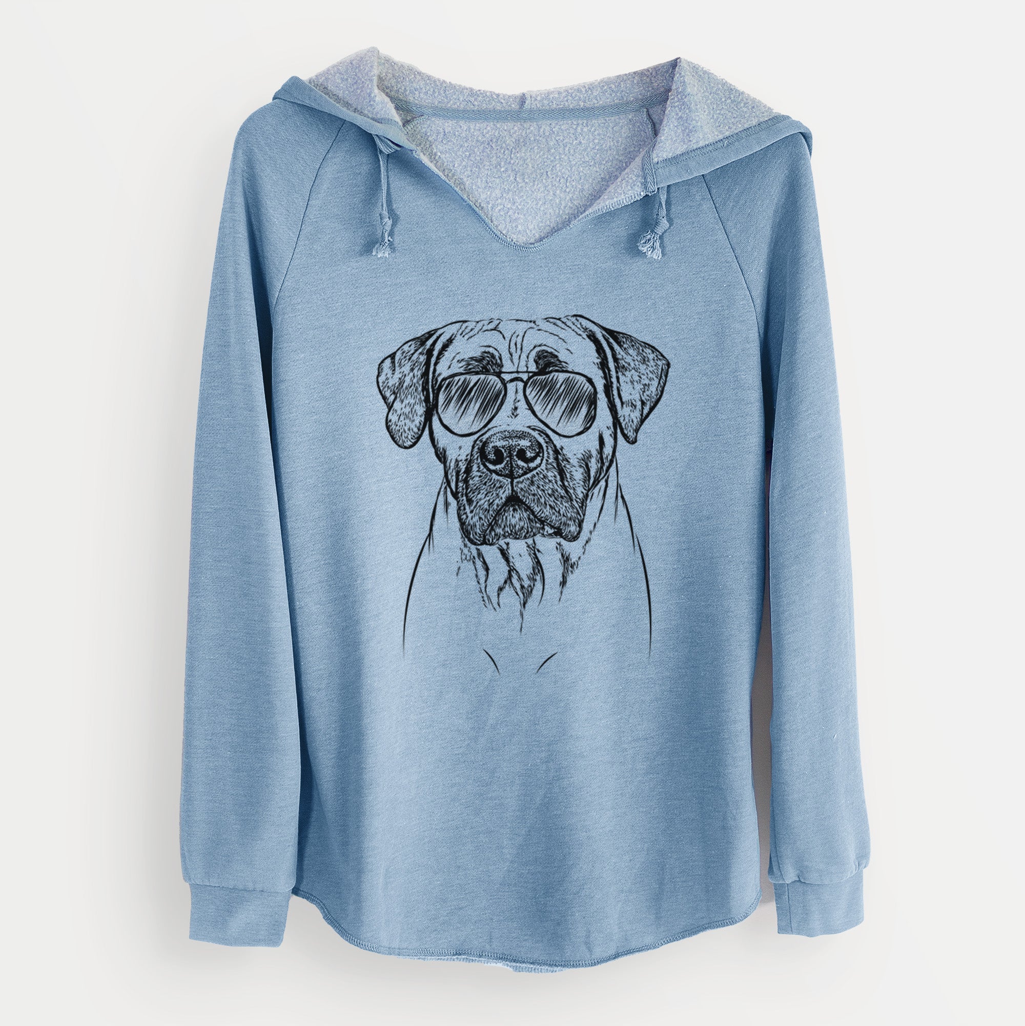 Aviator Boris the Boerboel - Cali Wave Hooded Sweatshirt