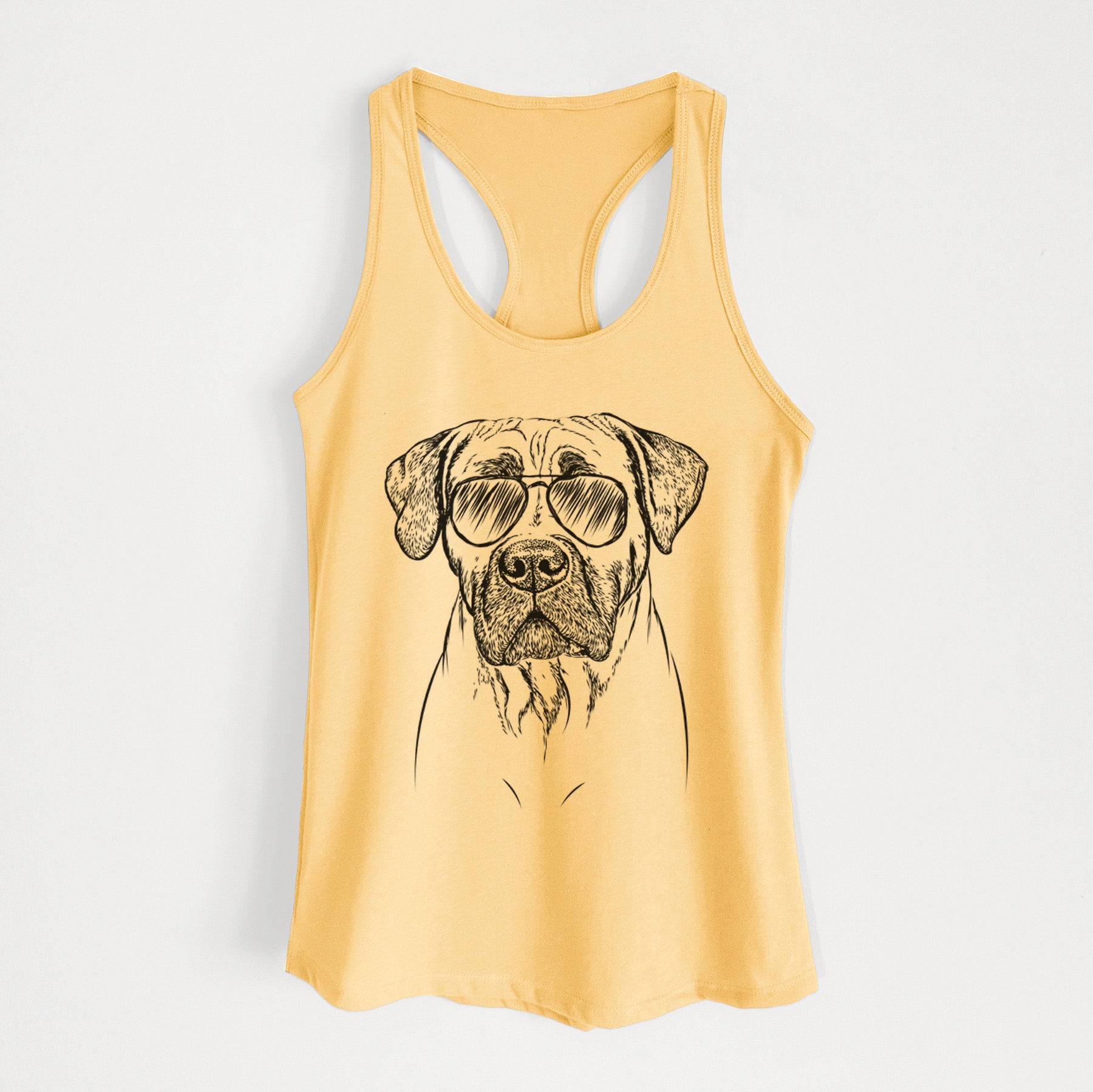 Boris the Boerboel - Women's Racerback Tanktop