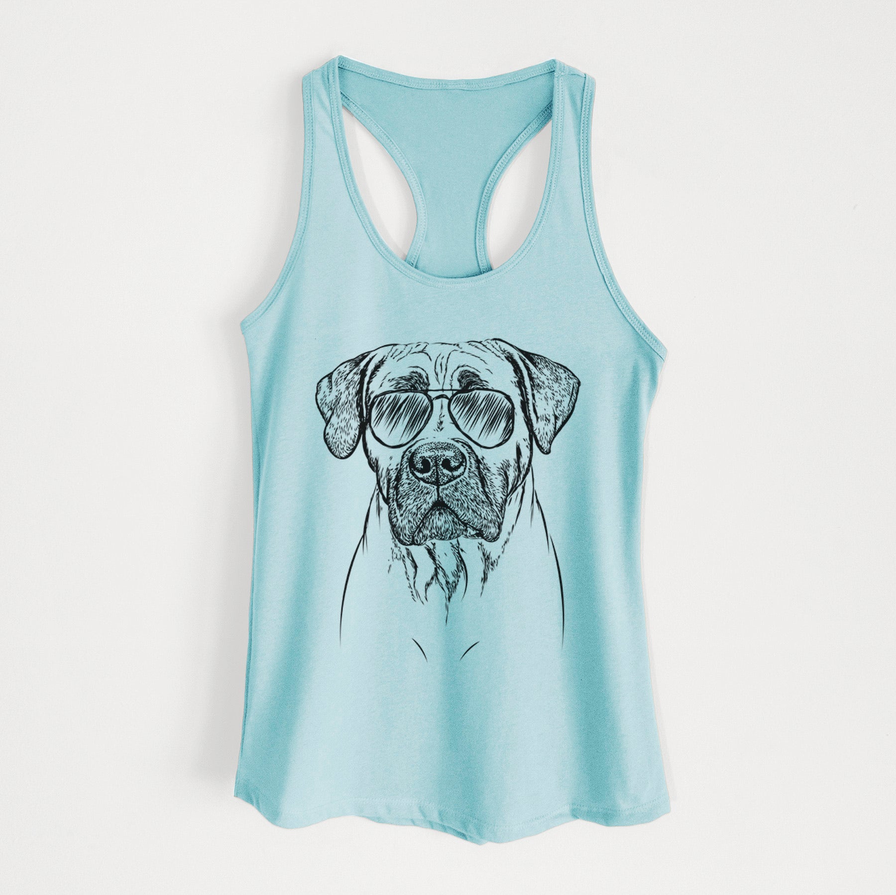 Boris the Boerboel - Women's Racerback Tanktop